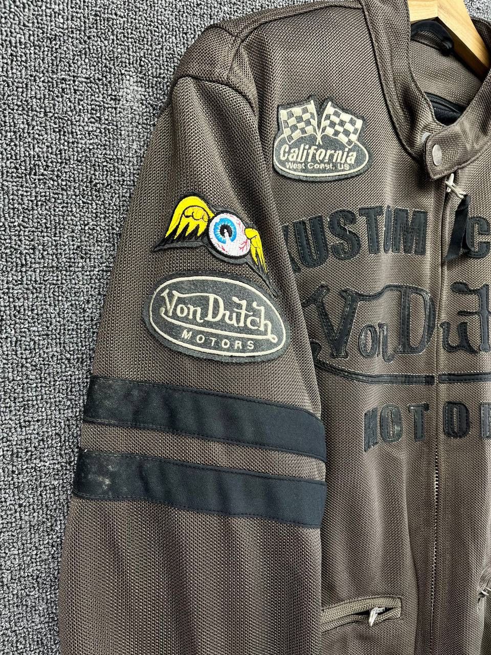 Von Dutch Vintage Von Dutch Kustom Cycles Rare Motor Racing Jacket Size US M / EU 48-50 / 2 - 10 Thumbnail