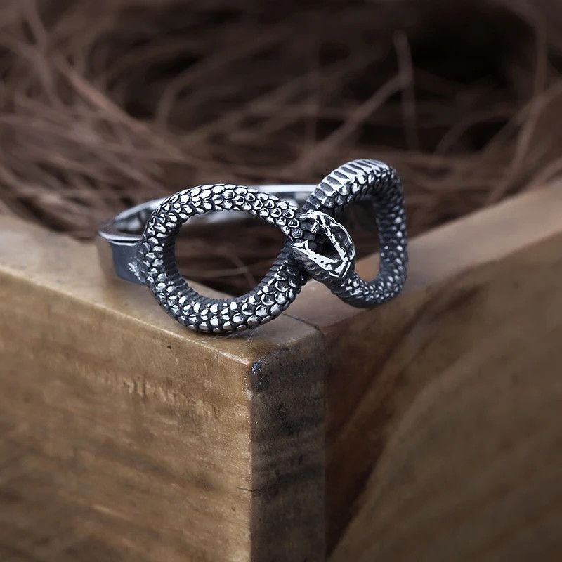 Japanese Brand × Jewelry × Vintage Punk Snake Ring Size ONE SIZE - 4 Thumbnail