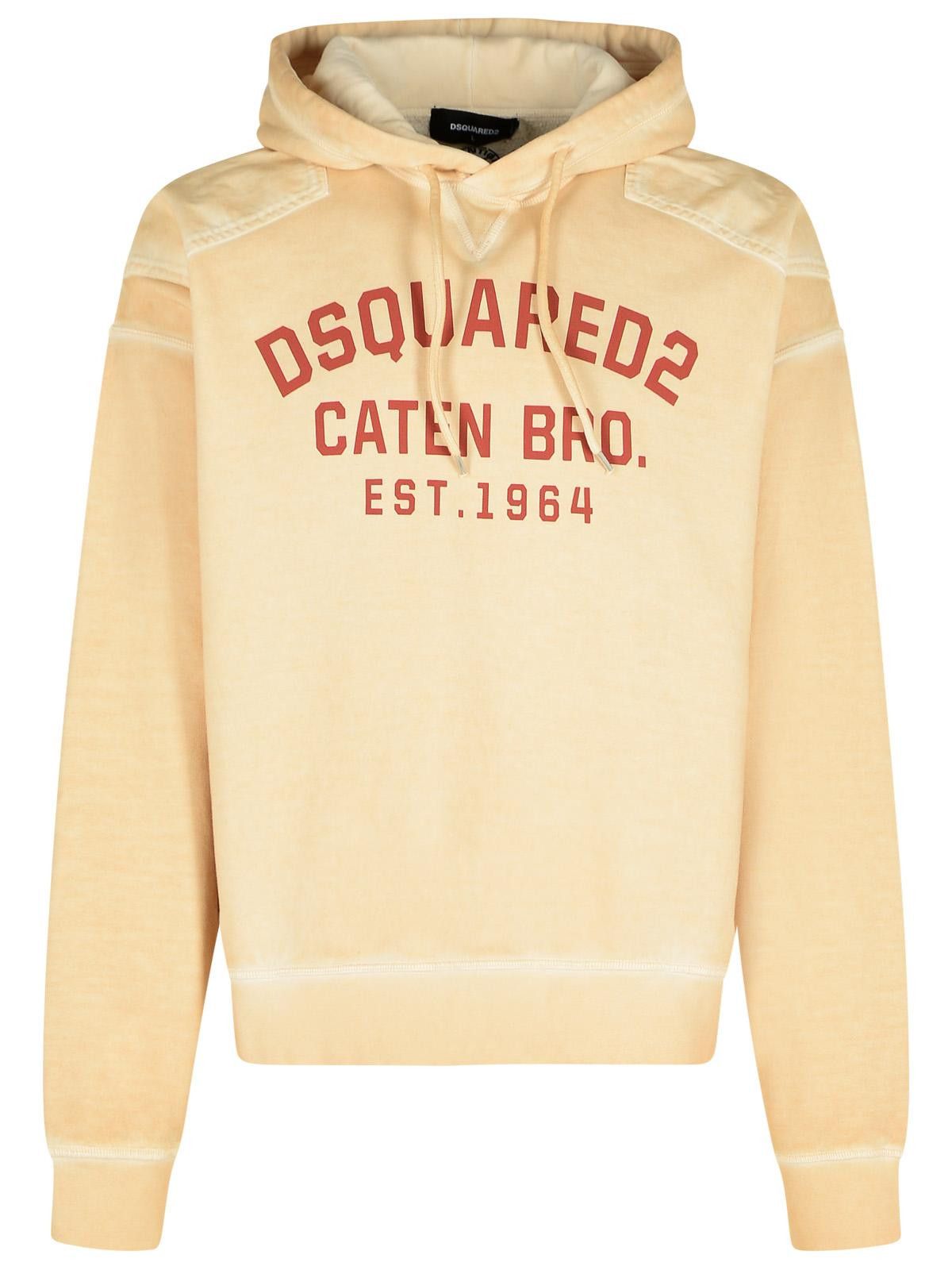 Dsquared2 DSQUARED2 'Cipro' Sand Cotton Sweatshirt Size US XL / EU 56 / 4 - 1 Thumbnail
