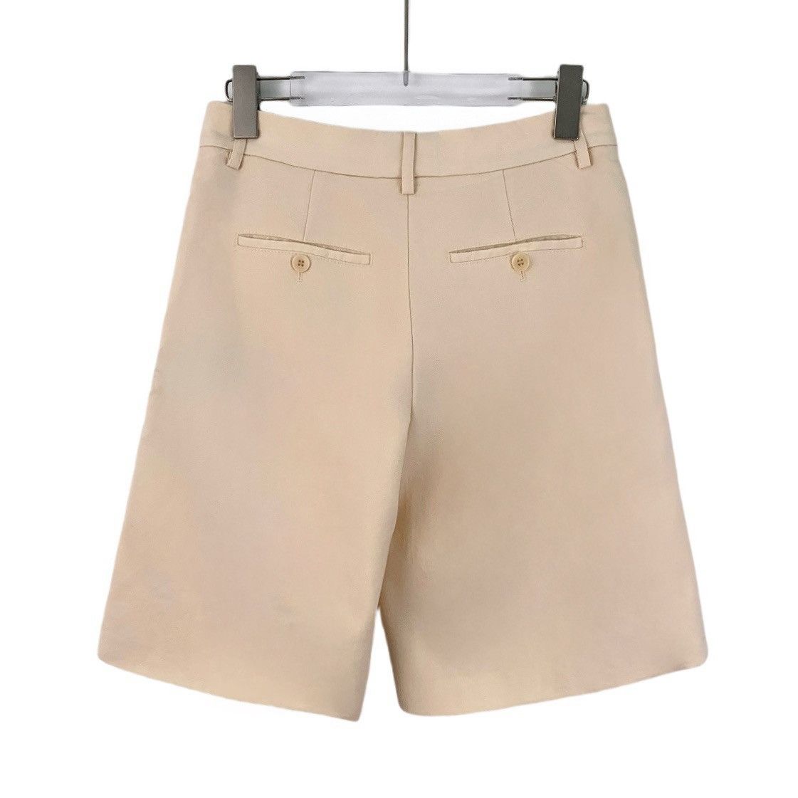 Burberry Burberry Apricot Pink Logo Wool Casual Shorts K26WX Size 25" / US 0 / IT 36 - 2 Thumbnail