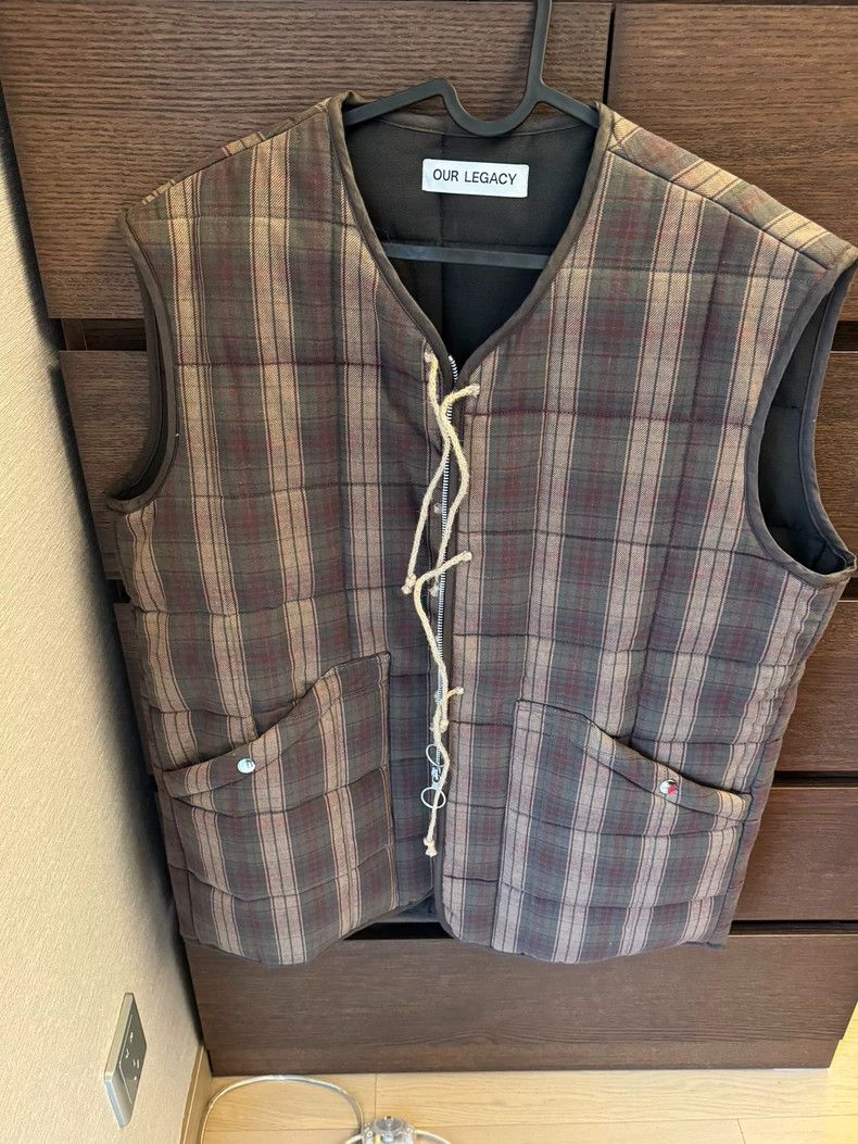 Our Legacy Our Legacy size50 Grain filled cotton vest Size US M / EU 48-50 / 2 - 1 Thumbnail