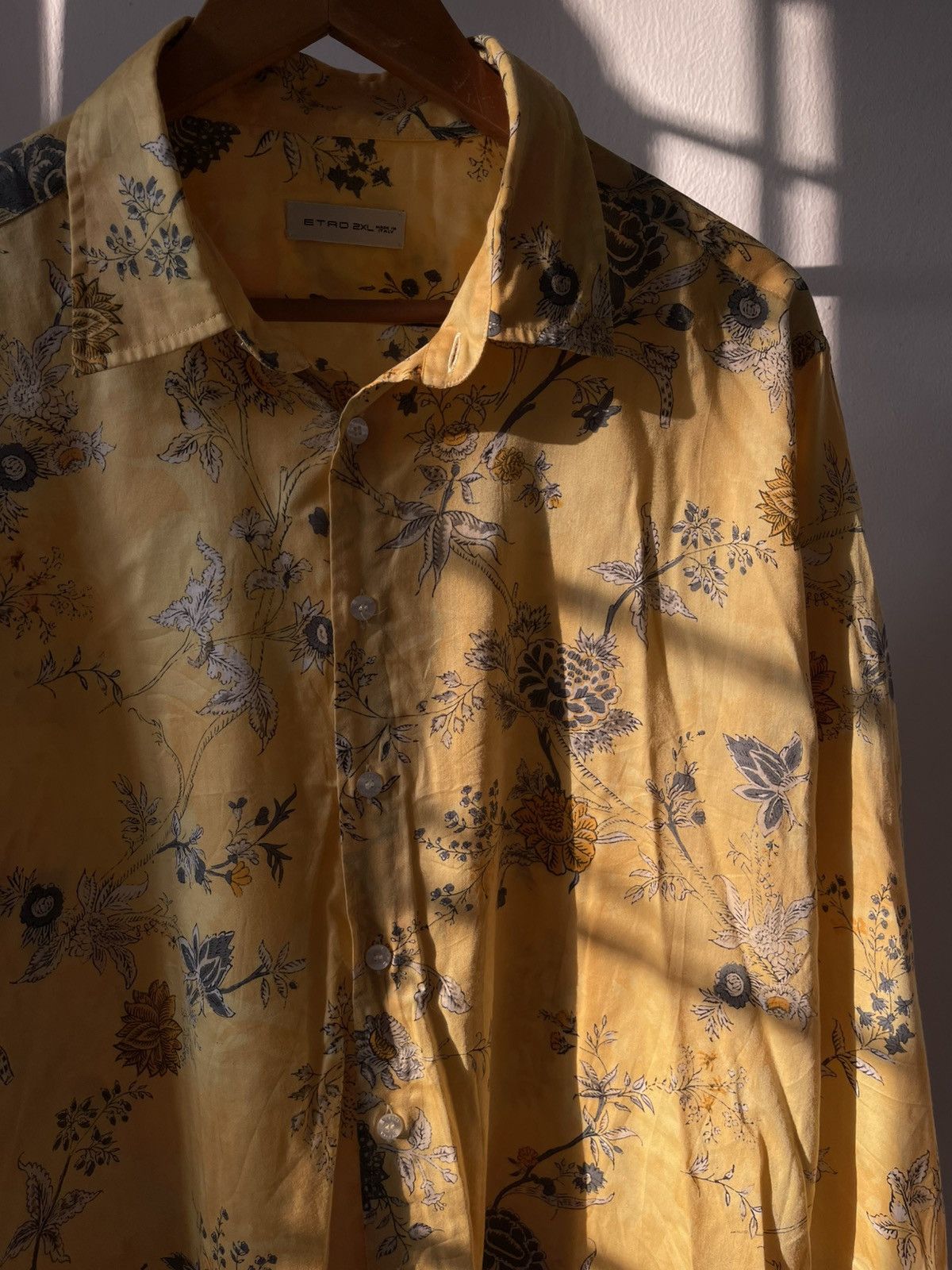 Etro Etro Flower Pattern Shirt Size US XL / EU 56 / 4 - 5 Thumbnail