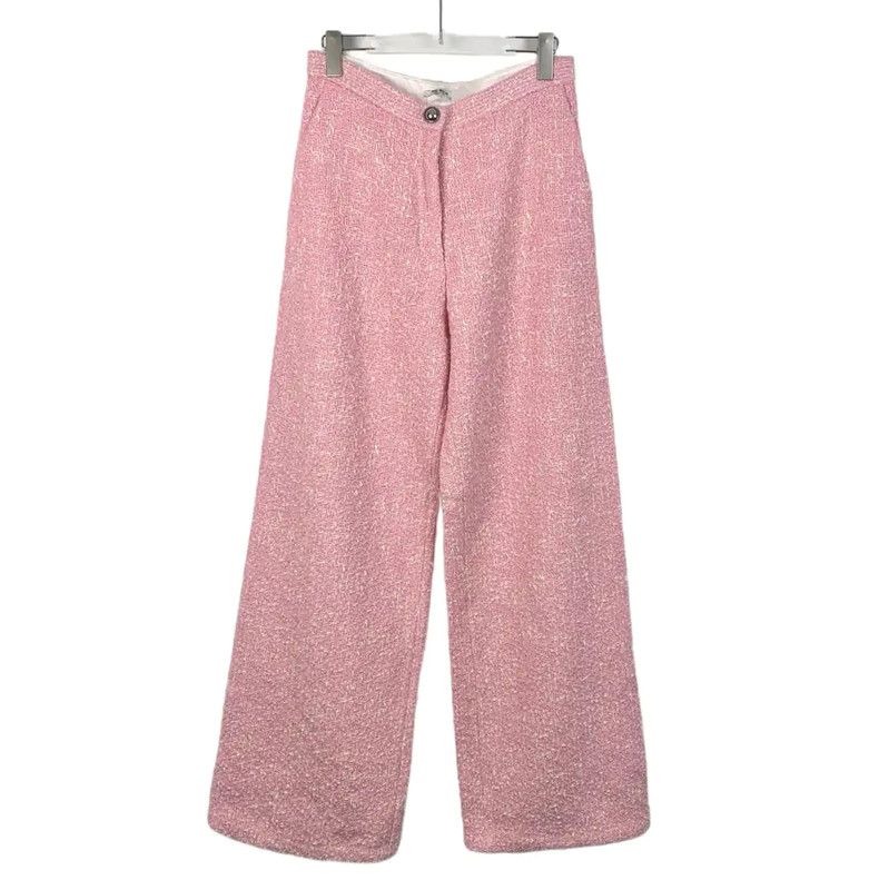 Miu Miu Miu Miu Pink Wool Casual Trousers 0089 Size 23" - 1 Thumbnail