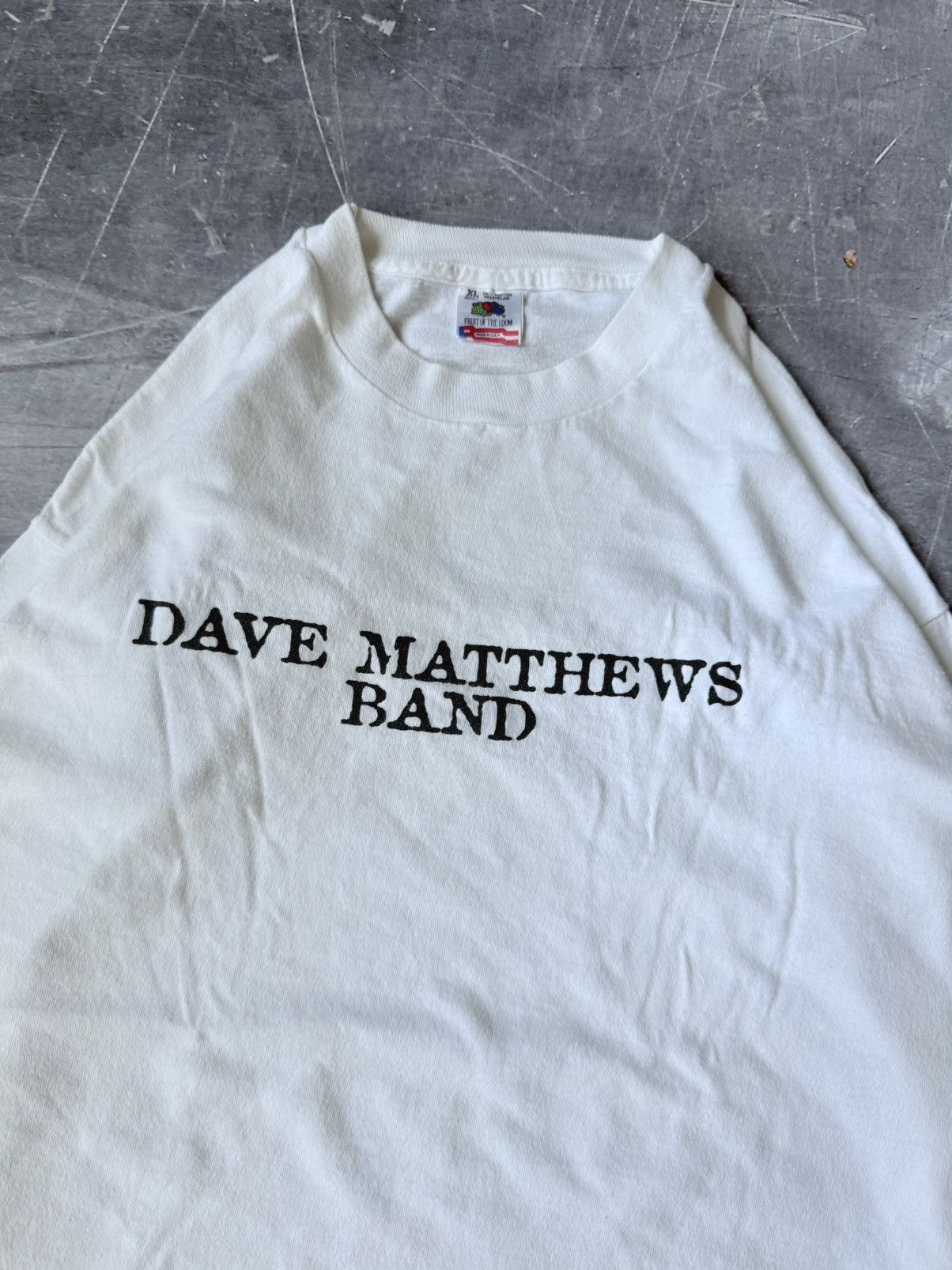 Vintage Vintage 90s Dave Matthews Concert T-Shirt (XL) Size US XL / EU 56 / 4 - 3 Thumbnail
