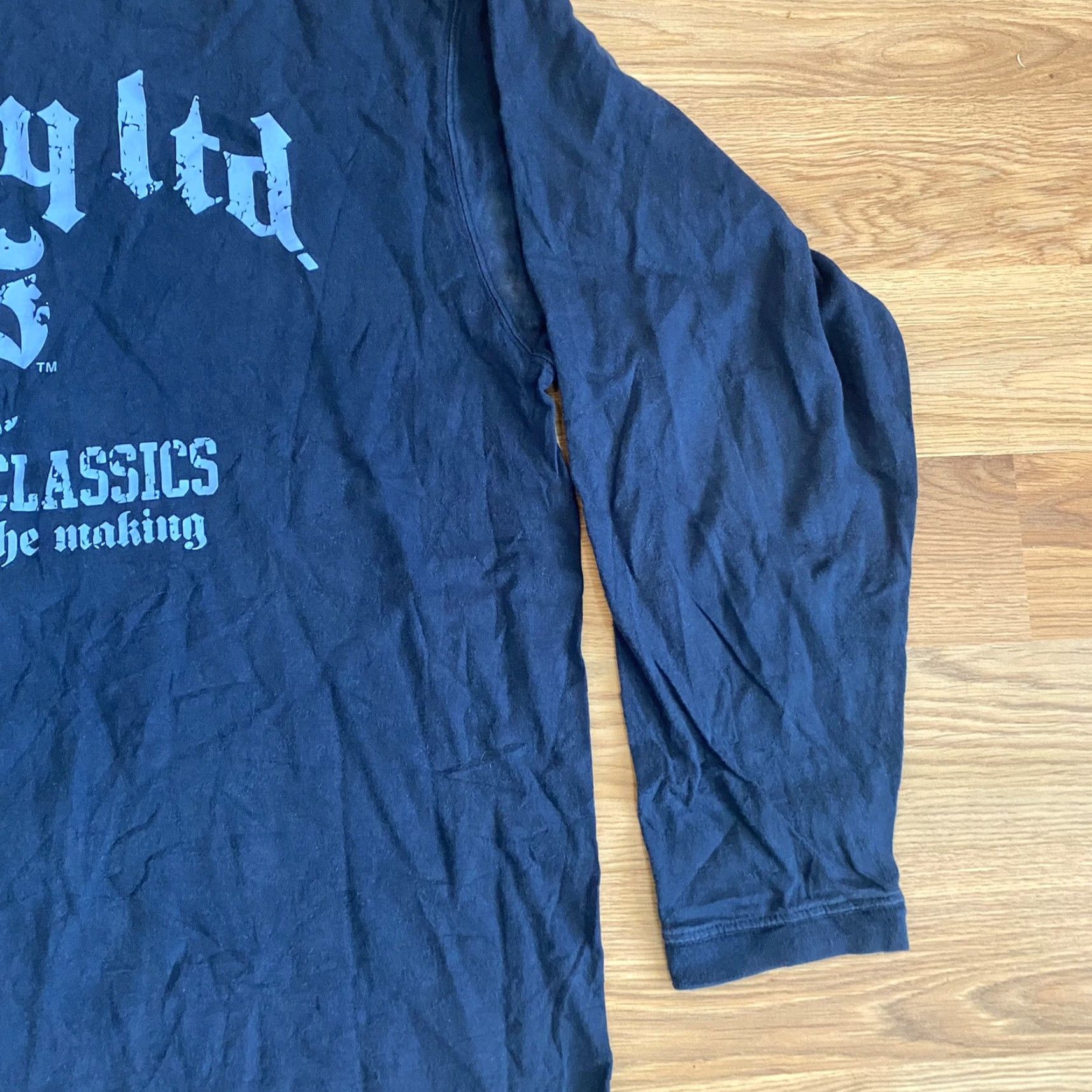 Vintage VINTAGE Shady LTD Shirt Script Eminem Long Sleeve Shirt Navy Blue Size L Mens Retro 90s Music Rap Sports Classic Size US L / EU 52-54 / 3 - 7 Thumbnail