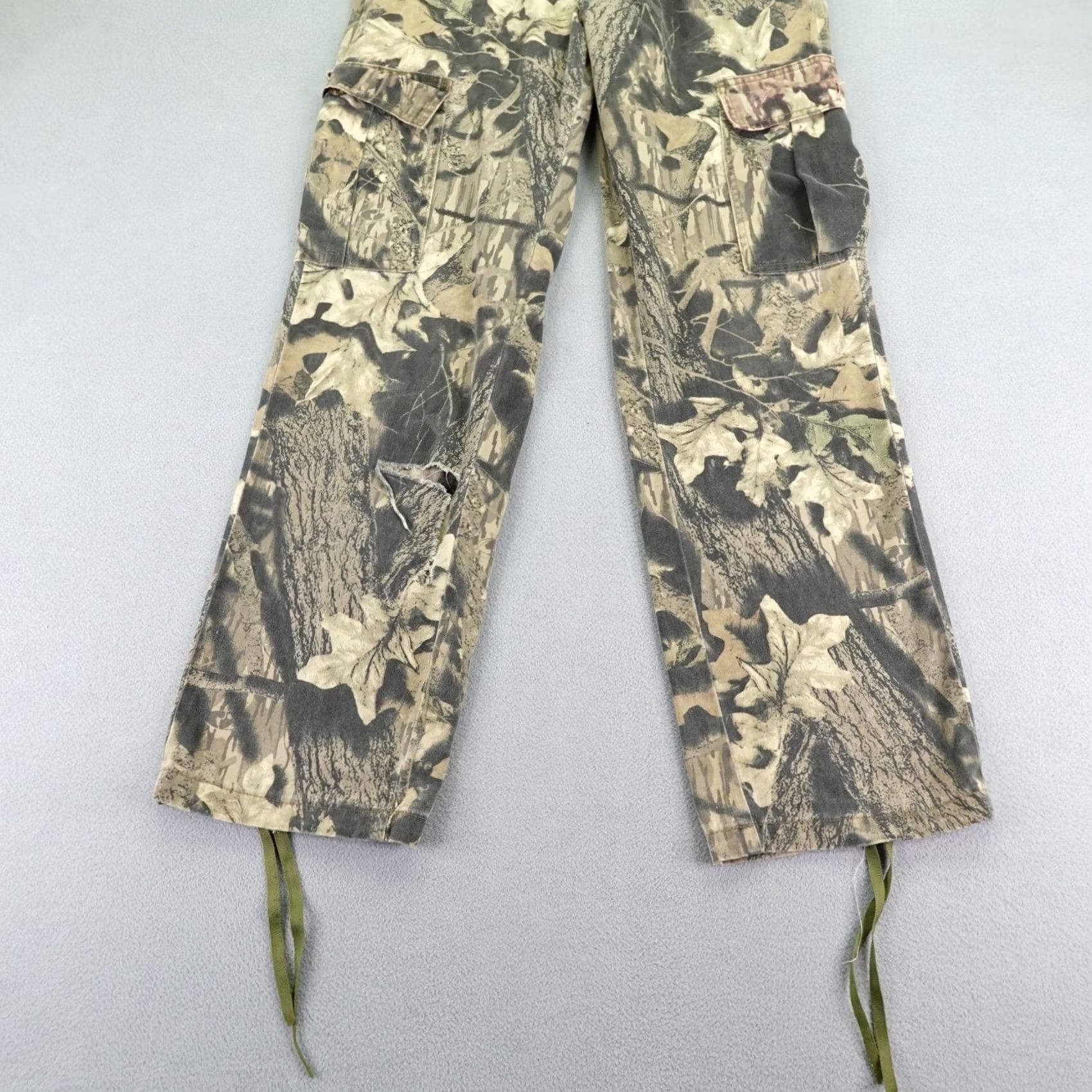 Vintage VINTAGE Mossy Oak Pants Mens Medium Brown Camo Cargo Hunting Tactical Size US 31 - 3 Thumbnail