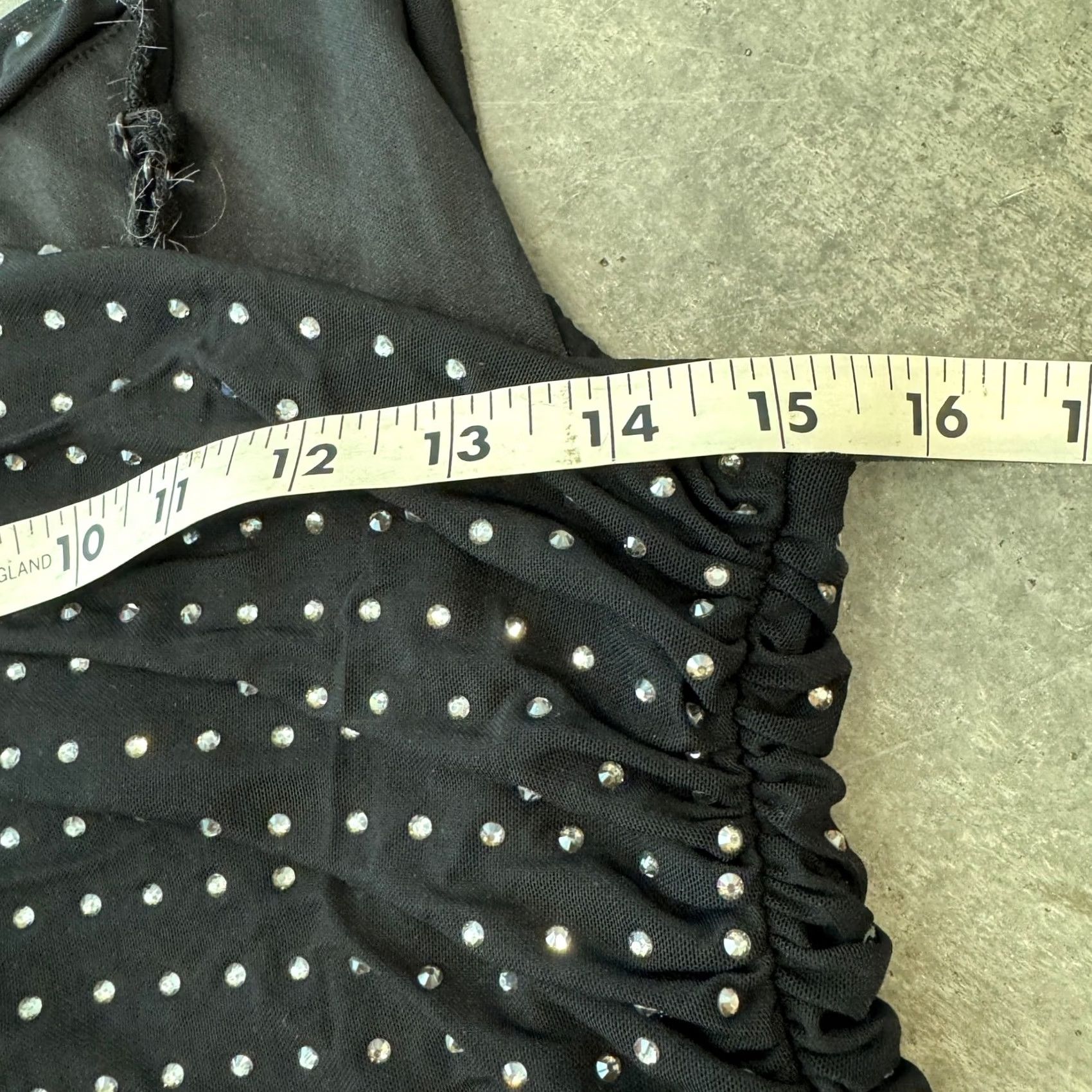 Asos VINTAGE ASOS Design Tank Top Cami Cropped US 10 / M Black Womens Tank Top Girls? Size L / US 10 / IT 46 - 4 Thumbnail