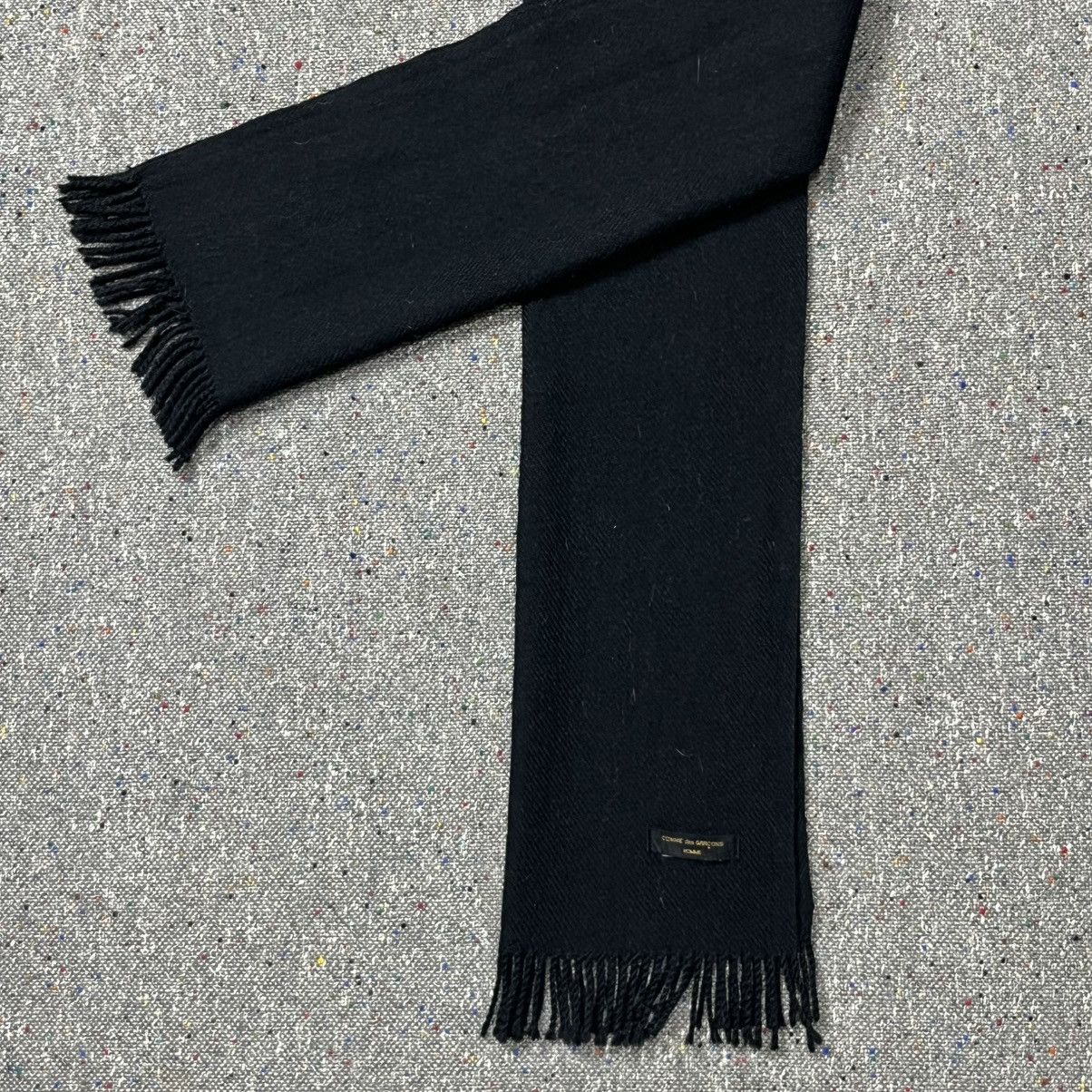 Comme des Garcons Homme Vintage Comme des Garçons Homme black wool scarf Size ONE SIZE - 8 Thumbnail