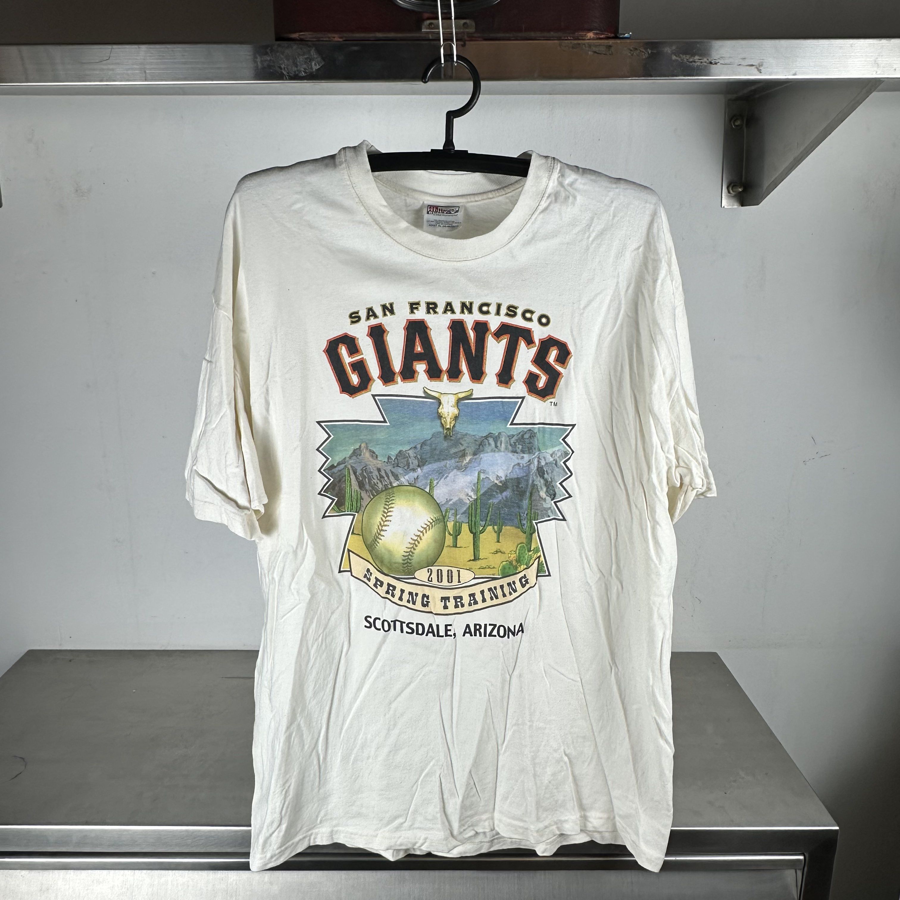 Vintage ​2001 San Francisco Giants Spring Training MLB T-Shirt Size US XL / EU 56 / 4 - 1 Thumbnail