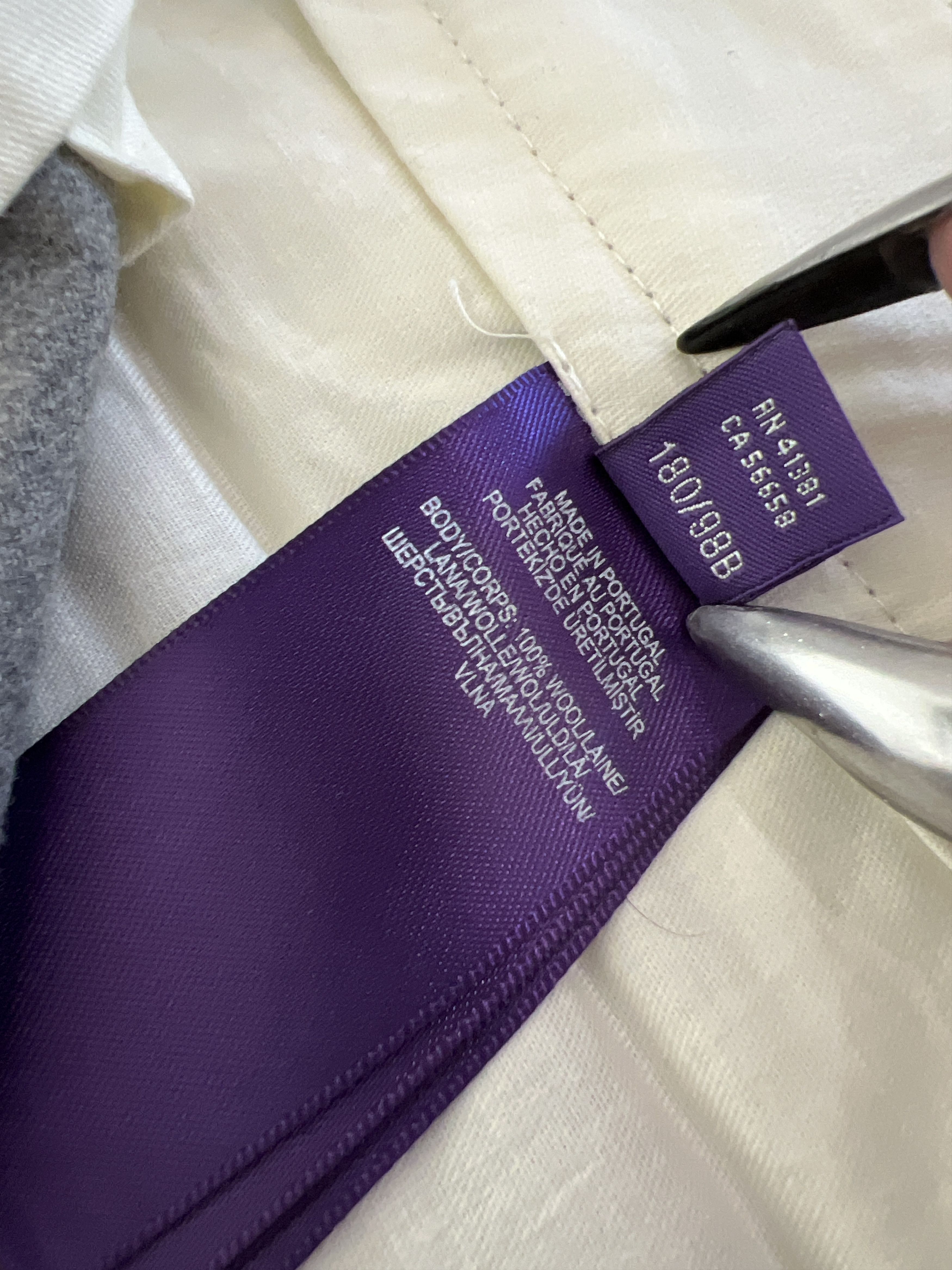 Ralph Lauren Purple Label Ralph Lauren Purple Label Grey Wool Slim Fit Pants Size US 38 / EU 54 - 5 Thumbnail