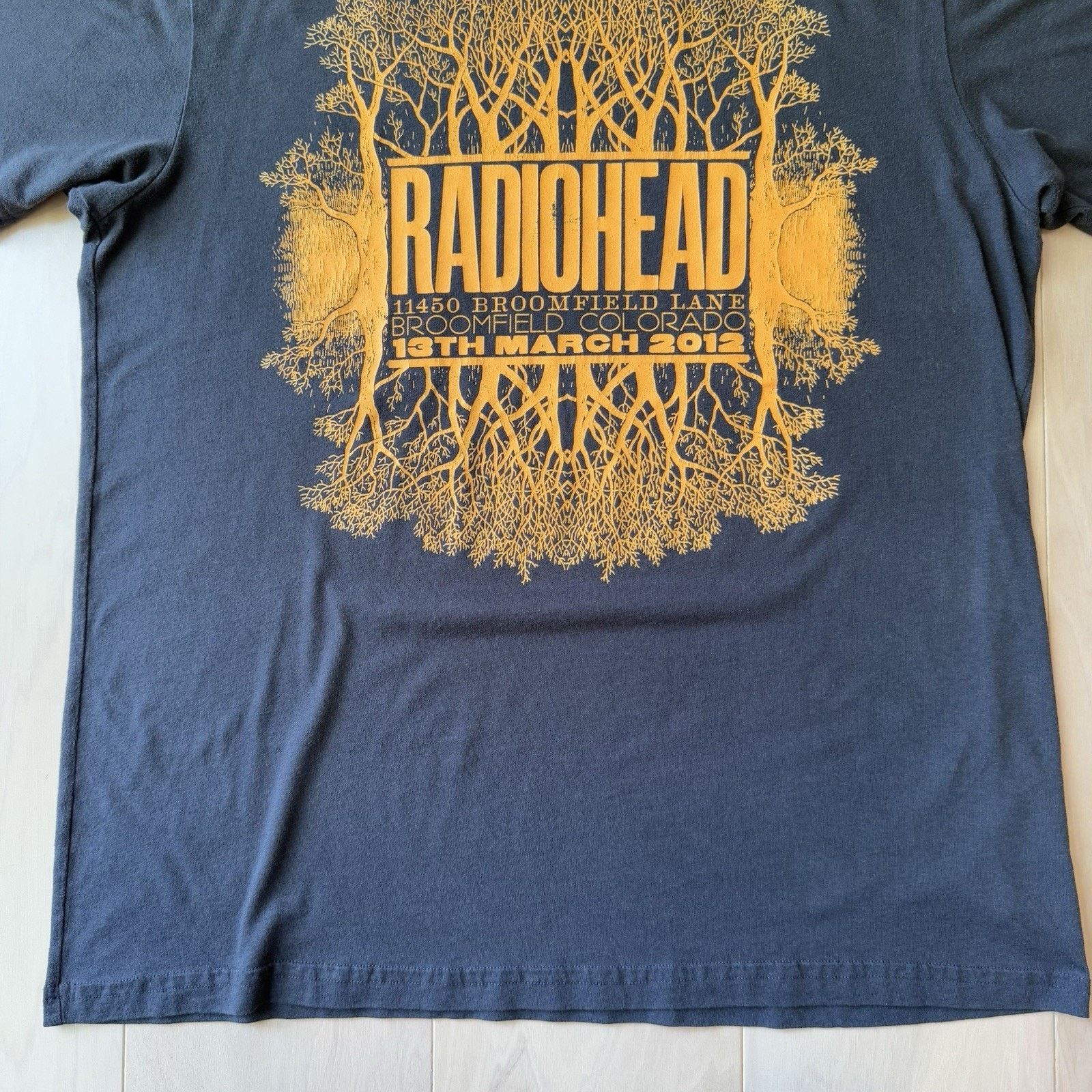 Vintage Radiohead Shirt XL Gray Waste Clothing Rock Music 2012 Tour Size US XL / EU 56 / 4 - 4 Thumbnail