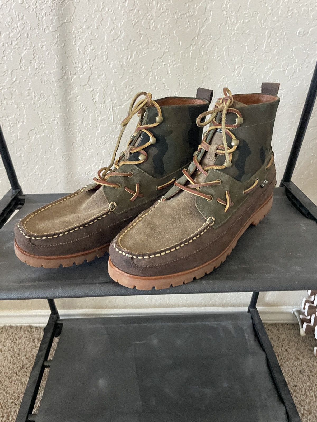 Polo Ralph Lauren Polo Country Ranger Mid Camo suede boots Size US 13 / EU 46 - 4 Thumbnail
