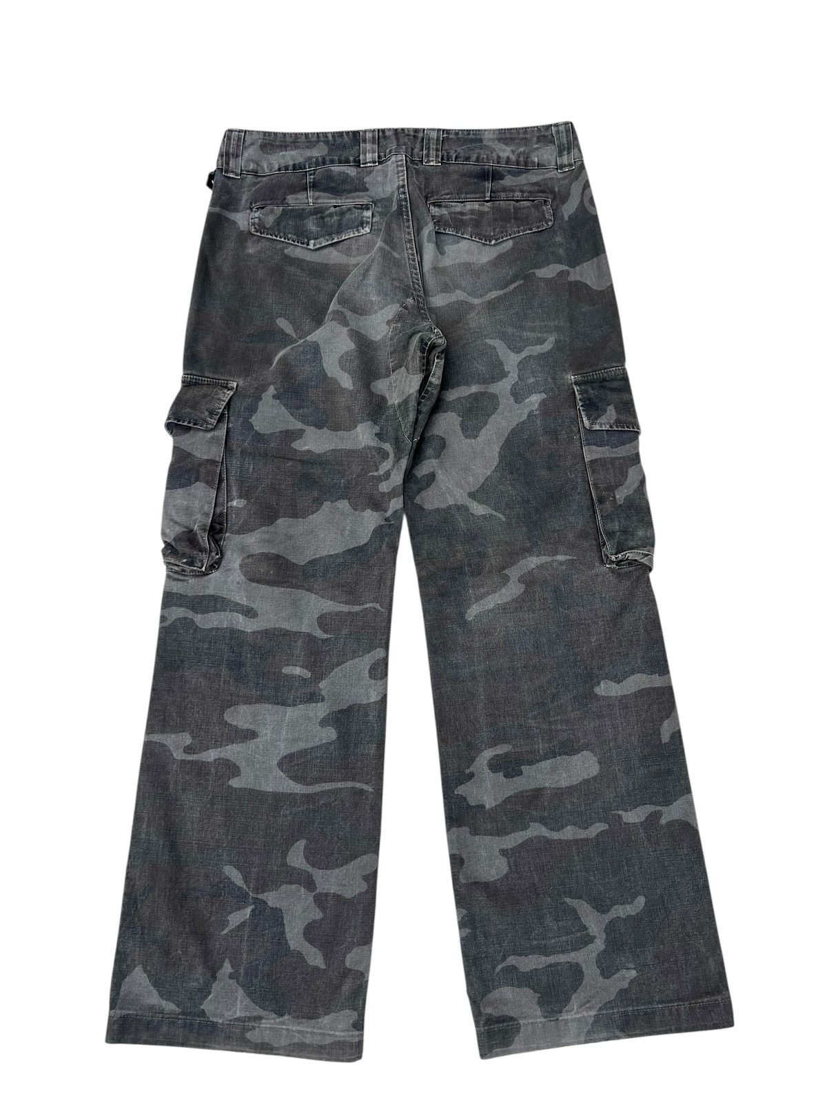 wjk WJK Japan Fade Military Camouflage Cargo Trouser Pant Size US 31 - 12 Thumbnail