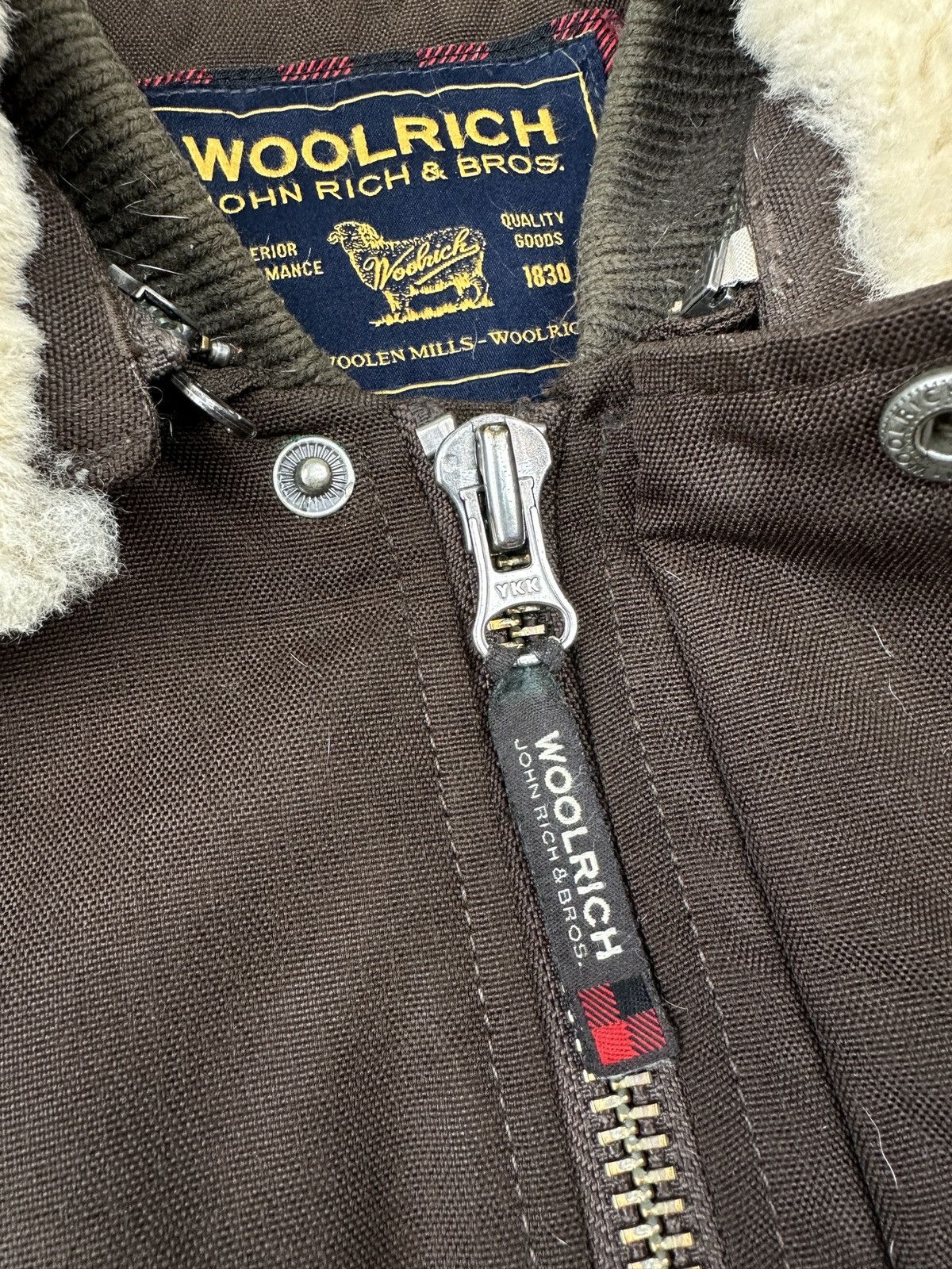 Woolrich Woolen Mills WOOLRICH Fur Collar Brown Thermolite Bomber Jacket Men’s M Size US M / EU 48-50 / 2 - 9 Thumbnail