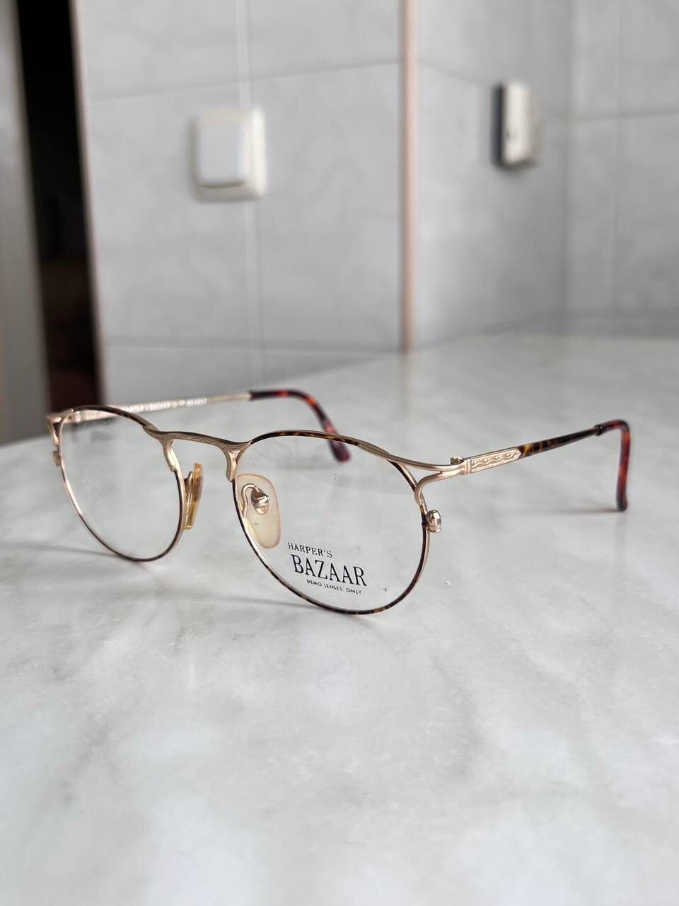 Japanese Brand Harper's Bazar eyeglasses Retro Frame Japan Made '90s Y2K Size ONE SIZE - 9 Thumbnail