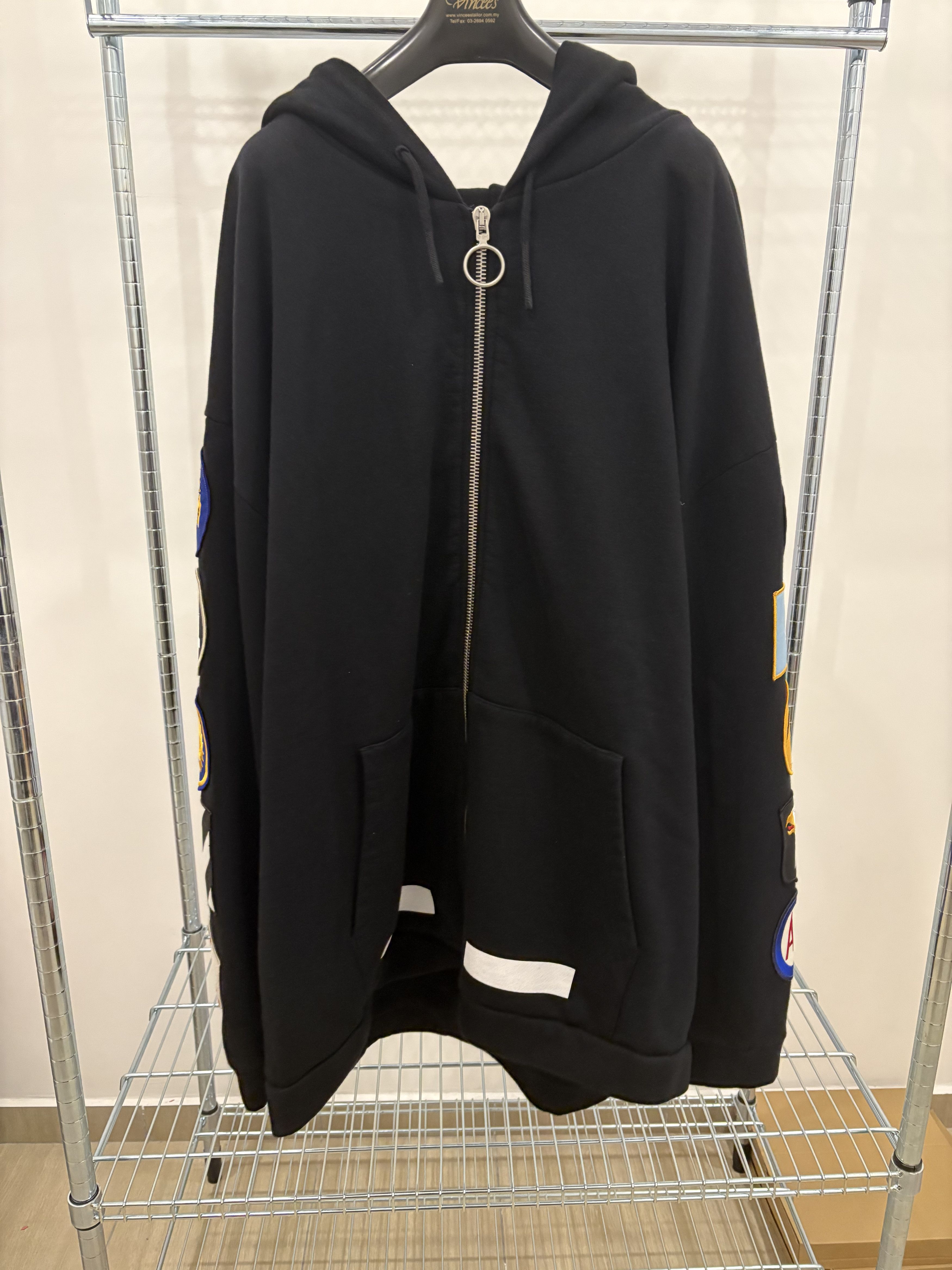Off-White Off-White Logo Embroidery Hoodie Size US XL / EU 56 / 4 - 1 Thumbnail