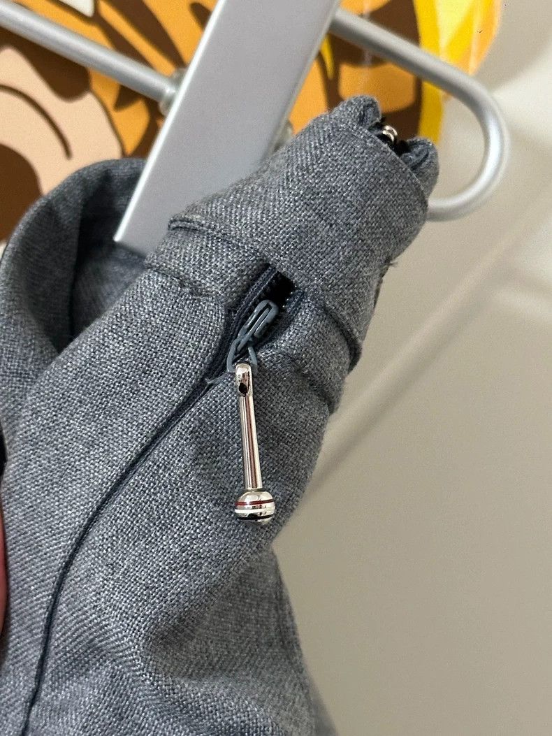 Thom Browne Thom Browne Grey pleated skirt Size 26" / US 2 / IT 38 - 4 Thumbnail