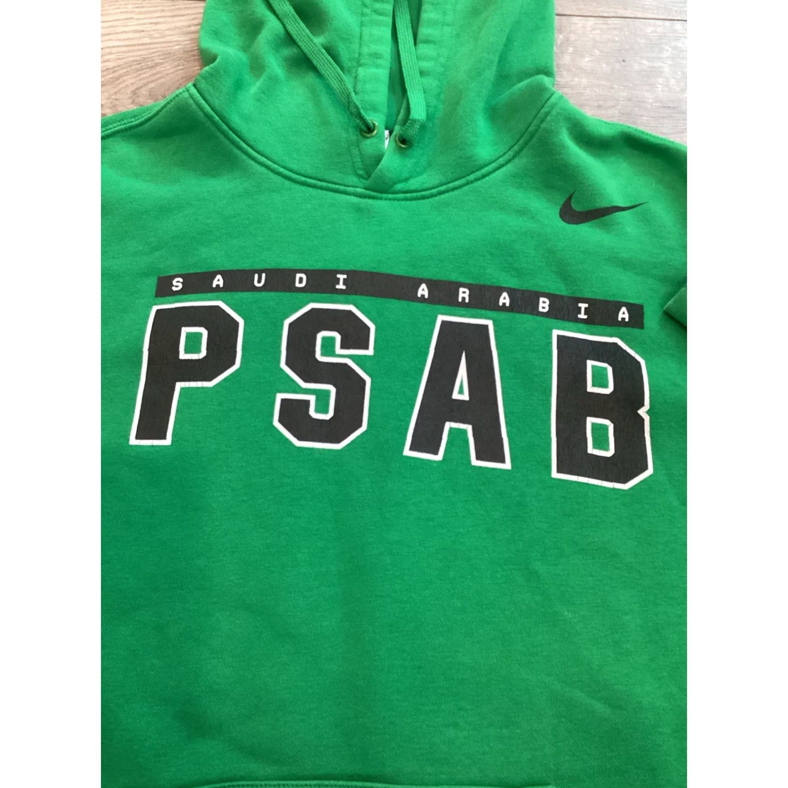 Nike Nike Saudi Arabia National Team Pullover Hoodie M Green Mens Football Logo All Seasons Size US M / EU 48-50 / 2 - 2 Thumbnail