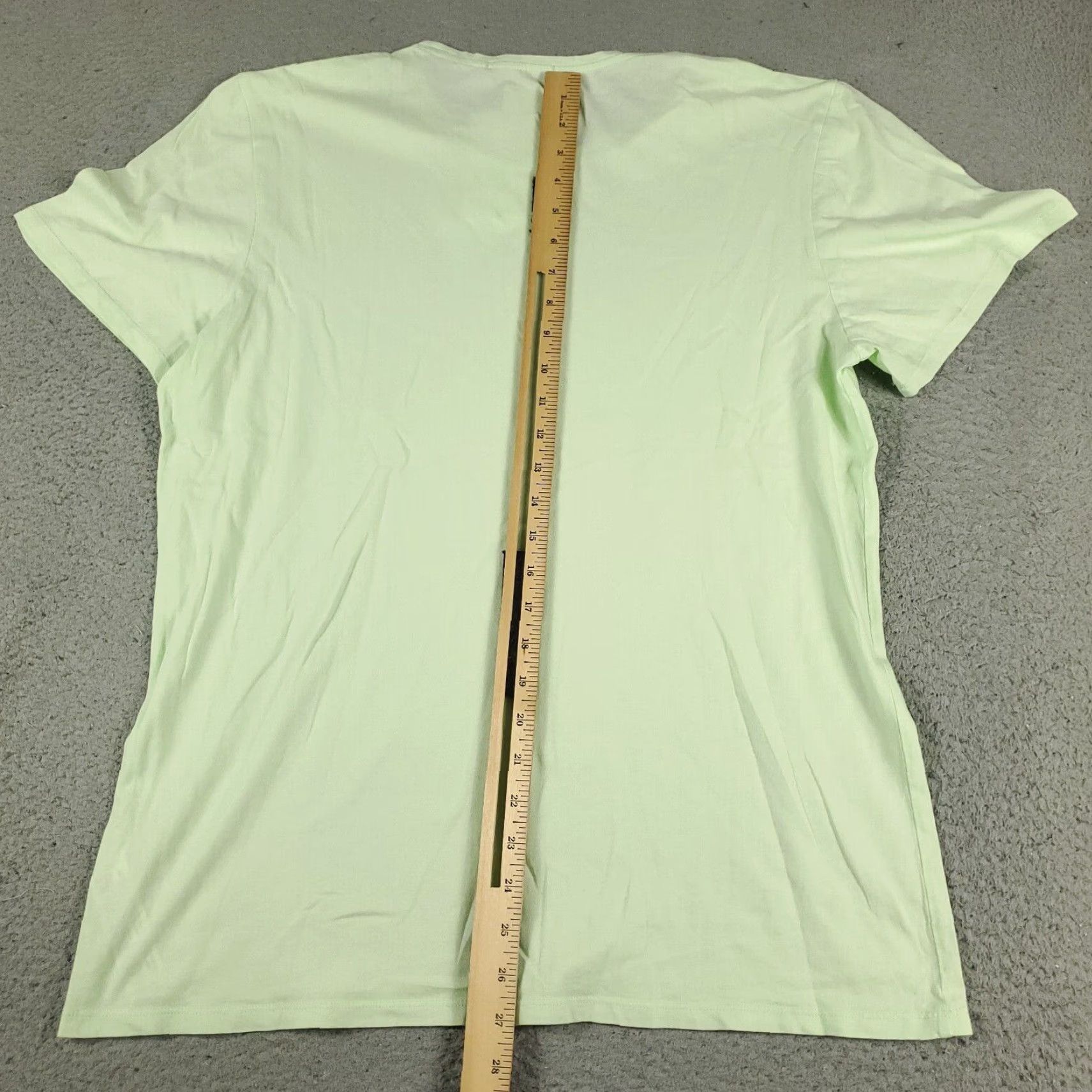 Zara Zara T-Shirt Womens Large Green Casual Short Sleeve Crew Neck Logo Size L / US 10 / IT 46 - 3 Thumbnail