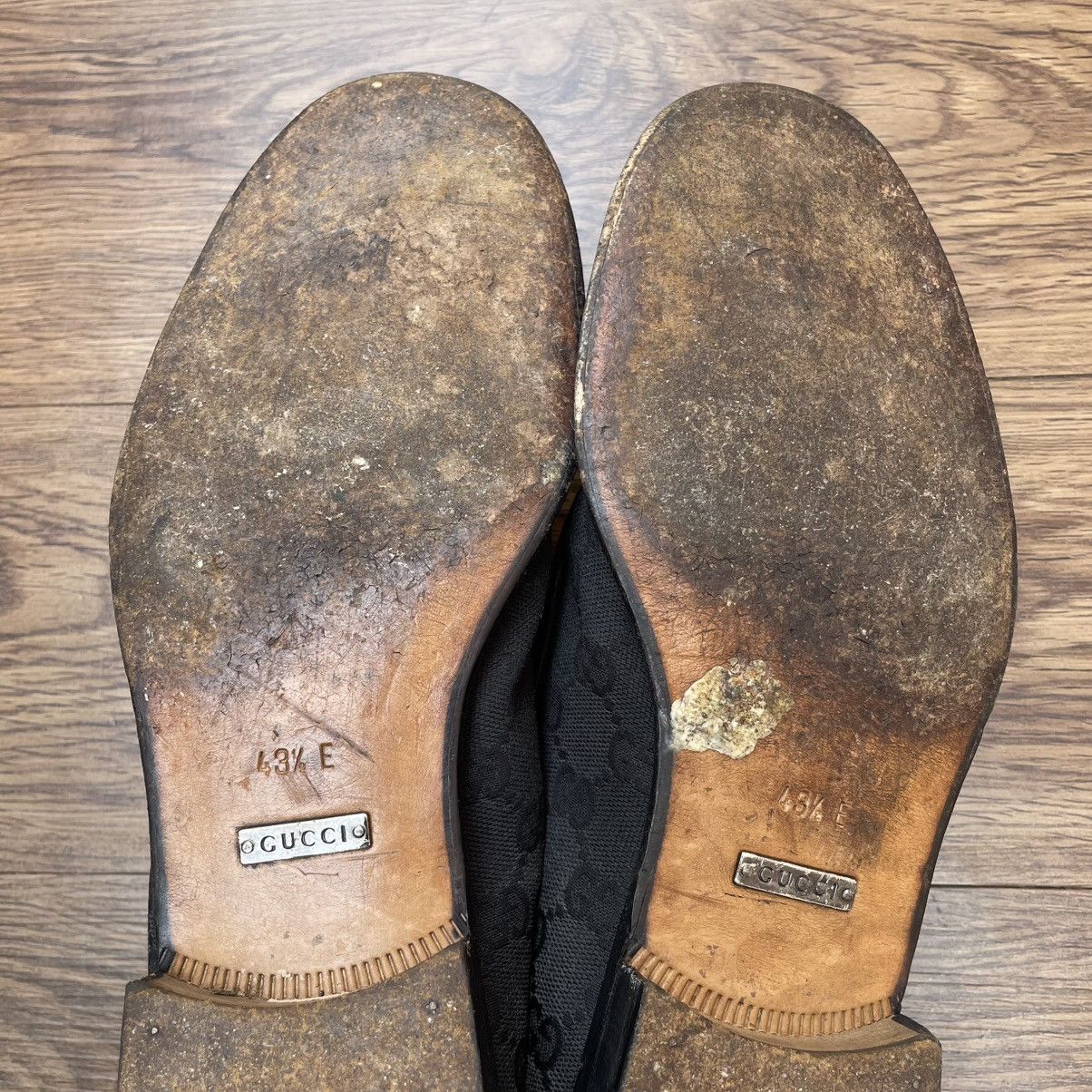 Gucci Gucci Monogram Horsebit Loafer Size US 10.5 / EU 43-44 - 13 Thumbnail