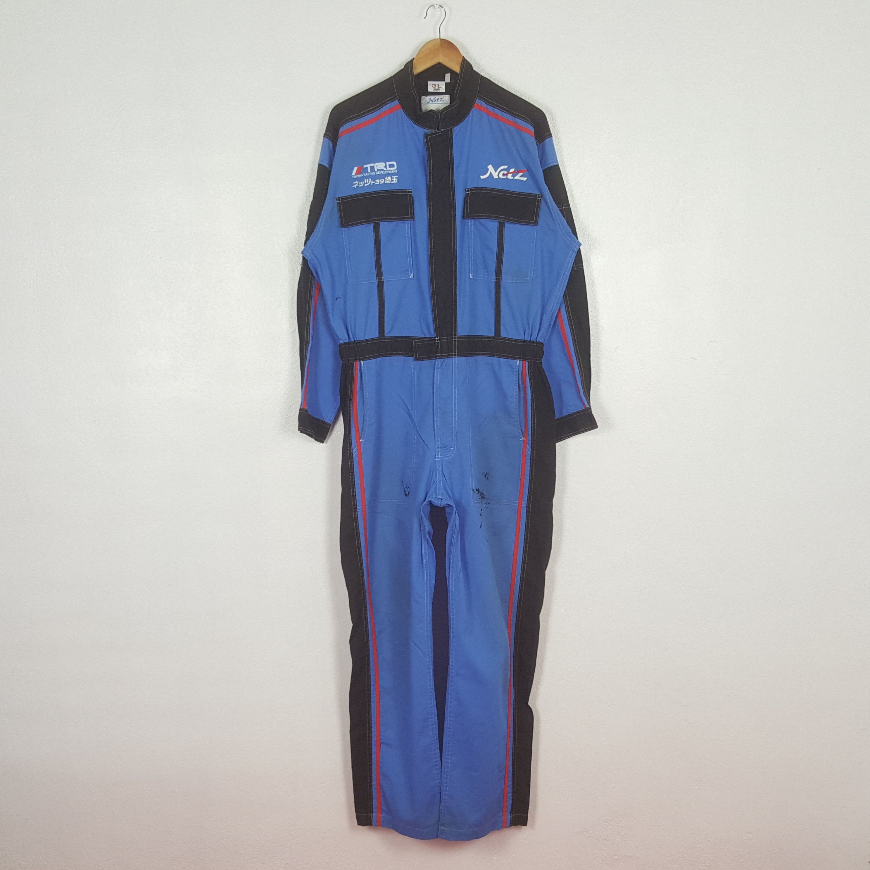 Japanese Brand Vintage Toyota Racing Development Coverall Jacket C306N16 Size US L / EU 52-54 / 3 - 4 Thumbnail