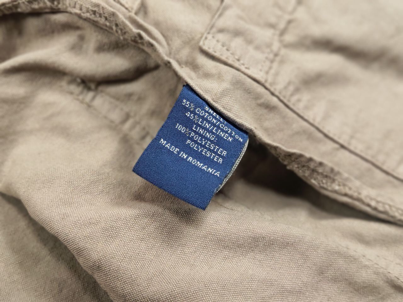 Faconnable Faconnable Cotton x Linen Beige Blazer Pocket Jacket Size US L / EU 52-54 / 3 - 17 Thumbnail