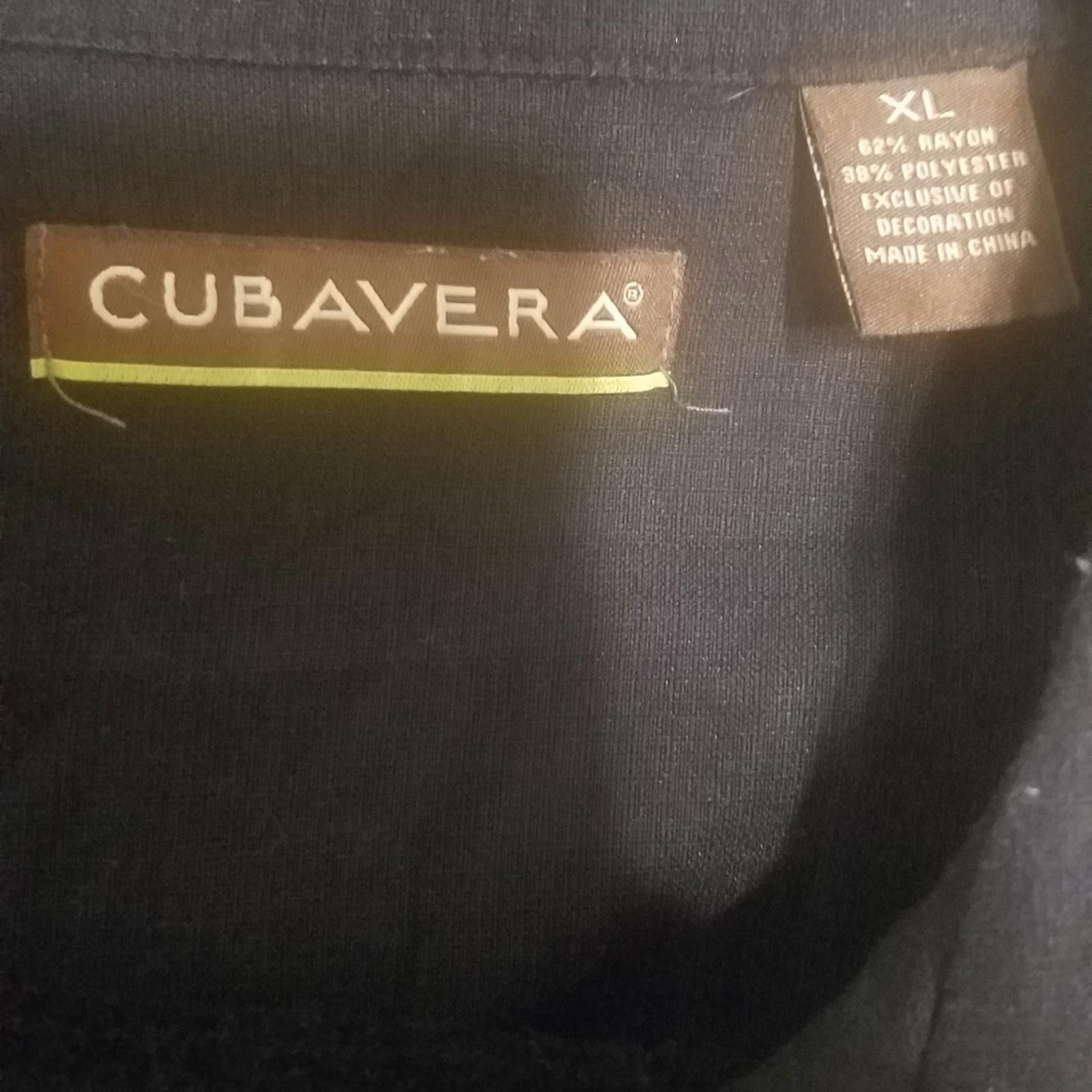 Cubavera Cubavera Black Button Down Shirt XL Size US XL / EU 56 / 4 - 3 Thumbnail