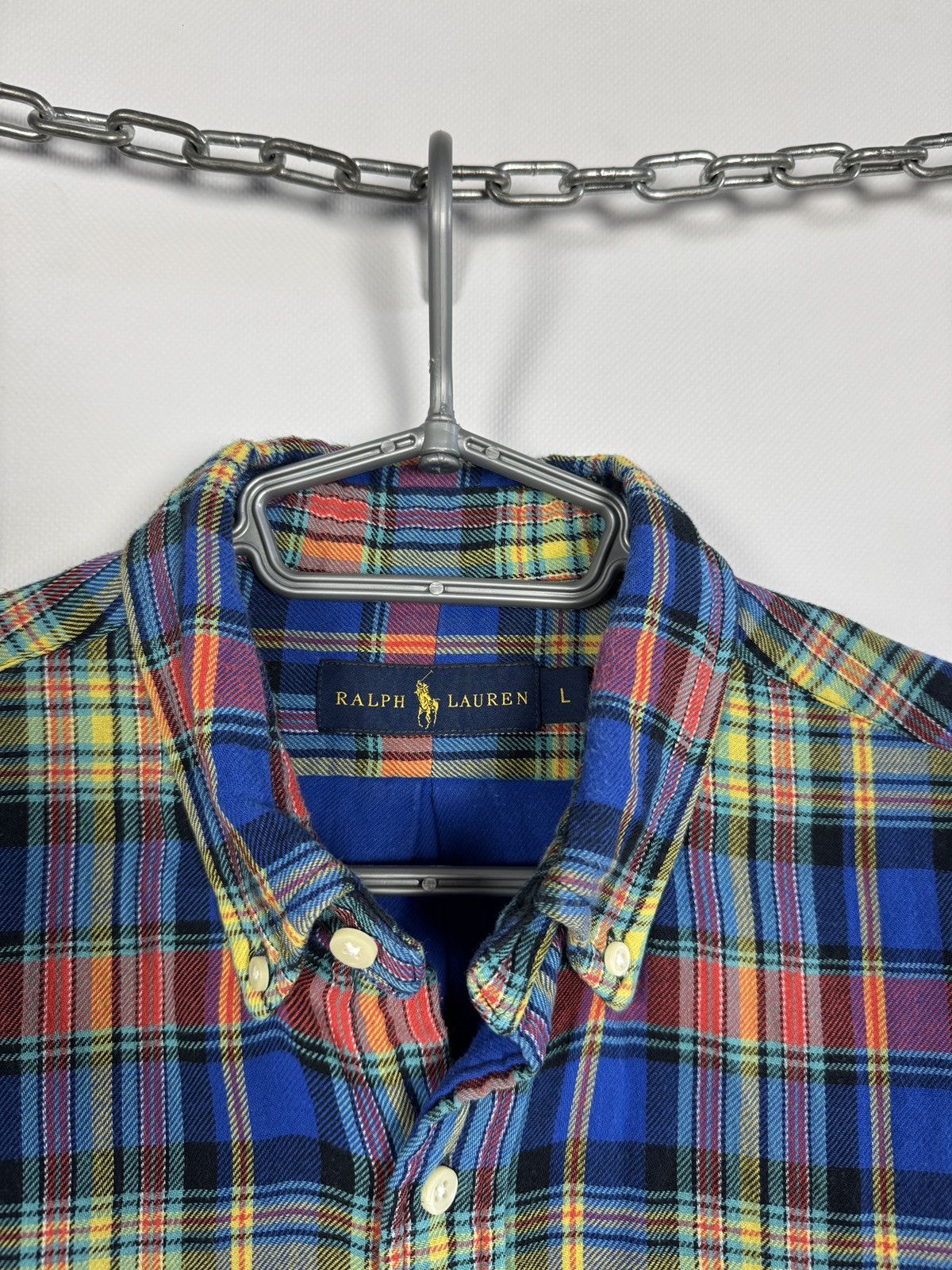 Ralph Lauren Ralph Lauren Long Sleeve Plaid Shirt Button Up Multicolor L Size US L / EU 52-54 / 3 - 8 Thumbnail