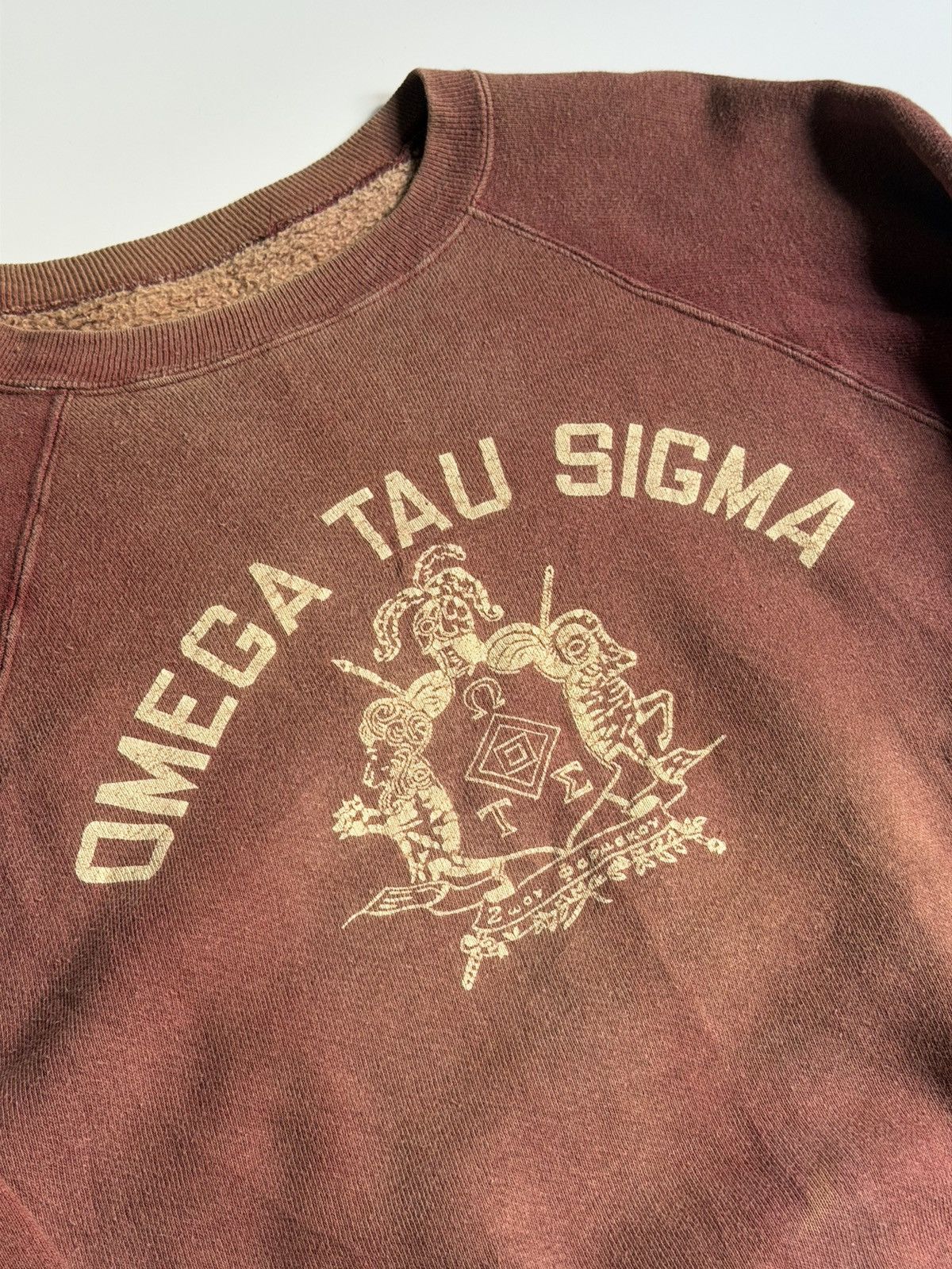 Vintage Vintage 1950’s -1960’s Maroon Raglan Sweatshirt. Size US S / EU 44-46 / 1 - 3 Thumbnail