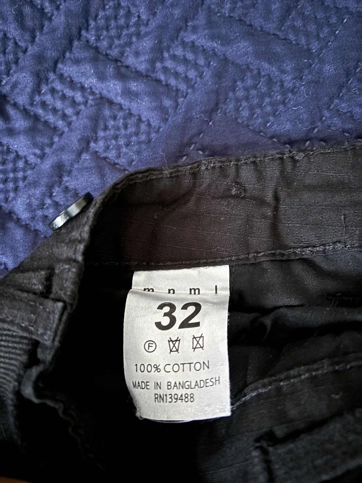 MNML × Vintage MNML Black Vintage Cargo Pants Size US 32 / EU 48 - 4 Thumbnail