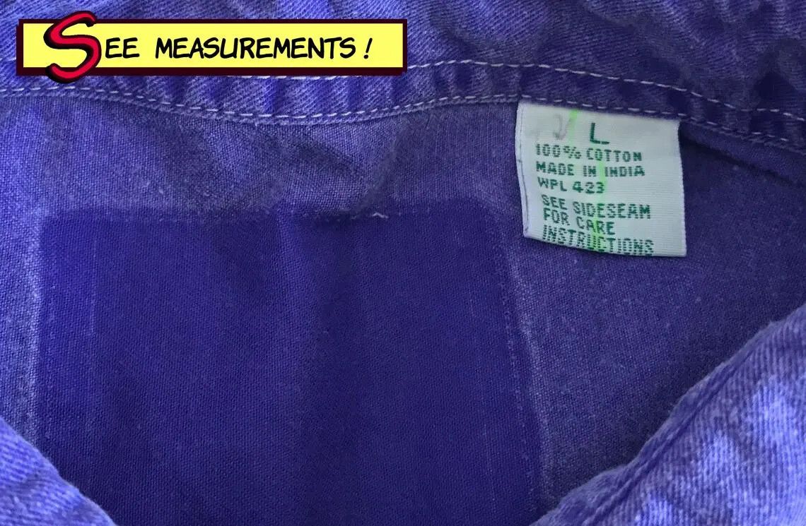 Levi's Vintage Clothing 90s LEVI'S Button Up Shirt Denim Oversize Short Sleeve Size US XL / EU 56 / 4 - 7 Thumbnail
