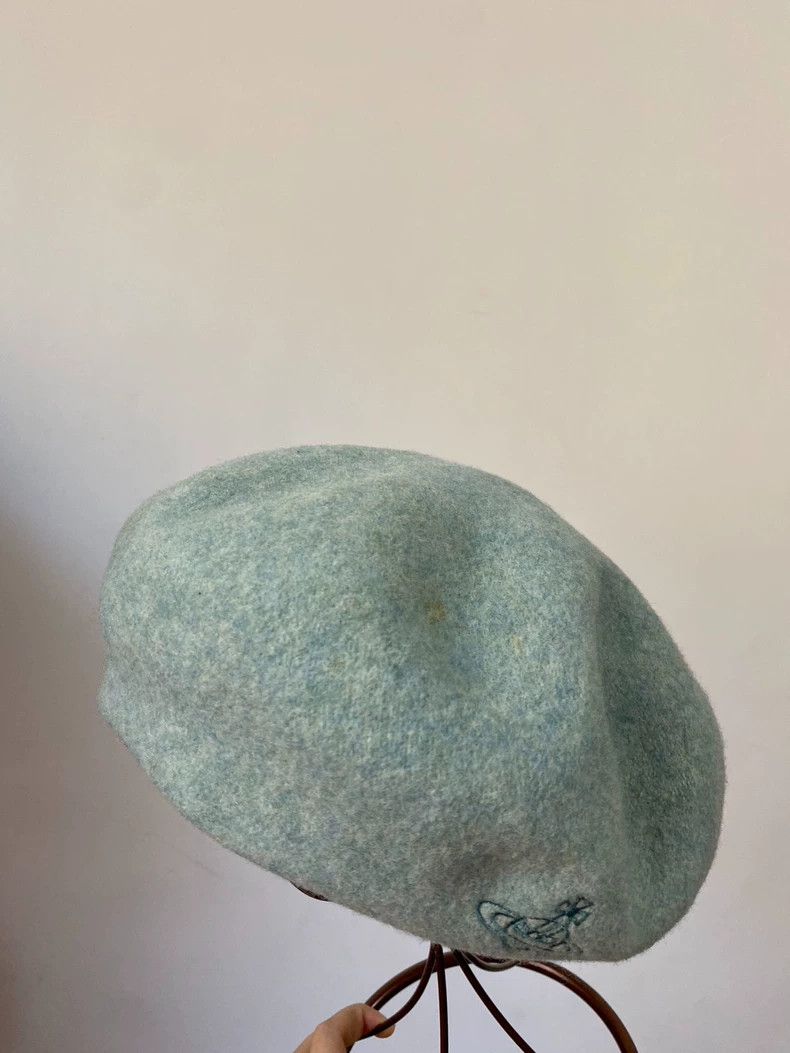 Vivienne Westwood Vivienne Westwood A vintage blue-green beret Size ONE SIZE - 2 Thumbnail
