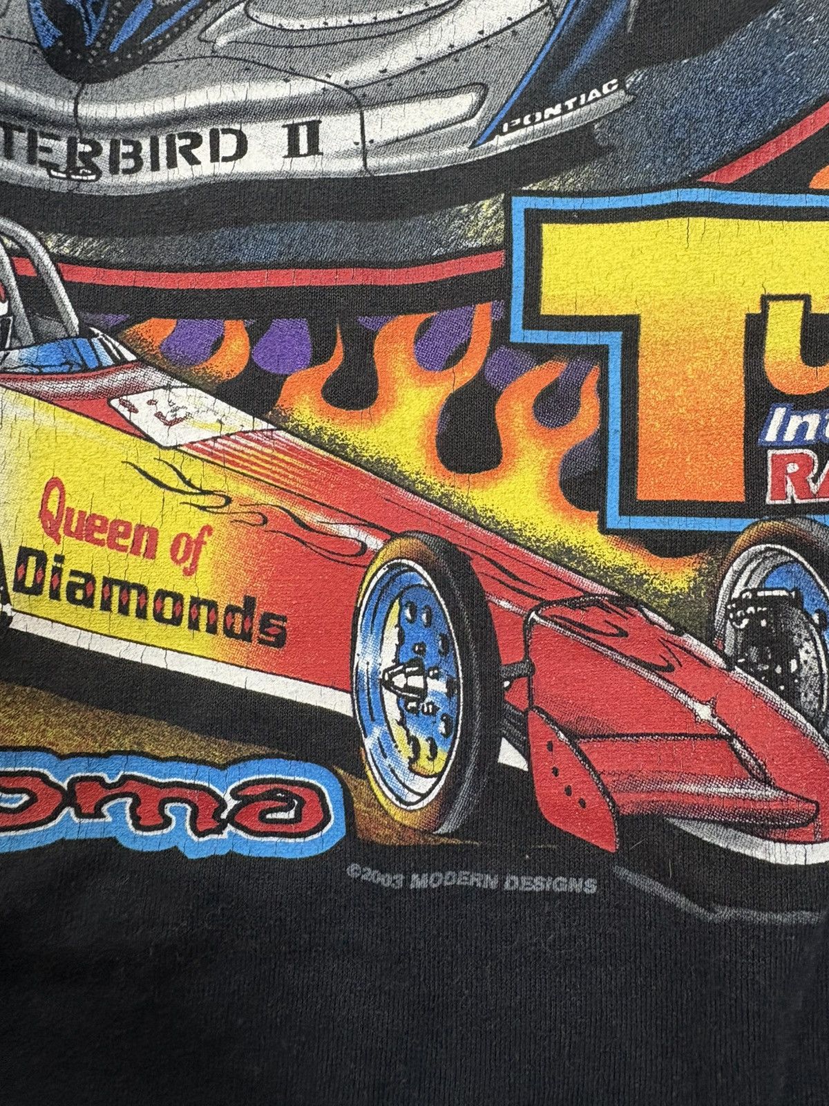 NASCAR × Vintage 2003 IHRA drag Racing T-Shirt Size US XXL / EU 58 / 5 - 2 Thumbnail