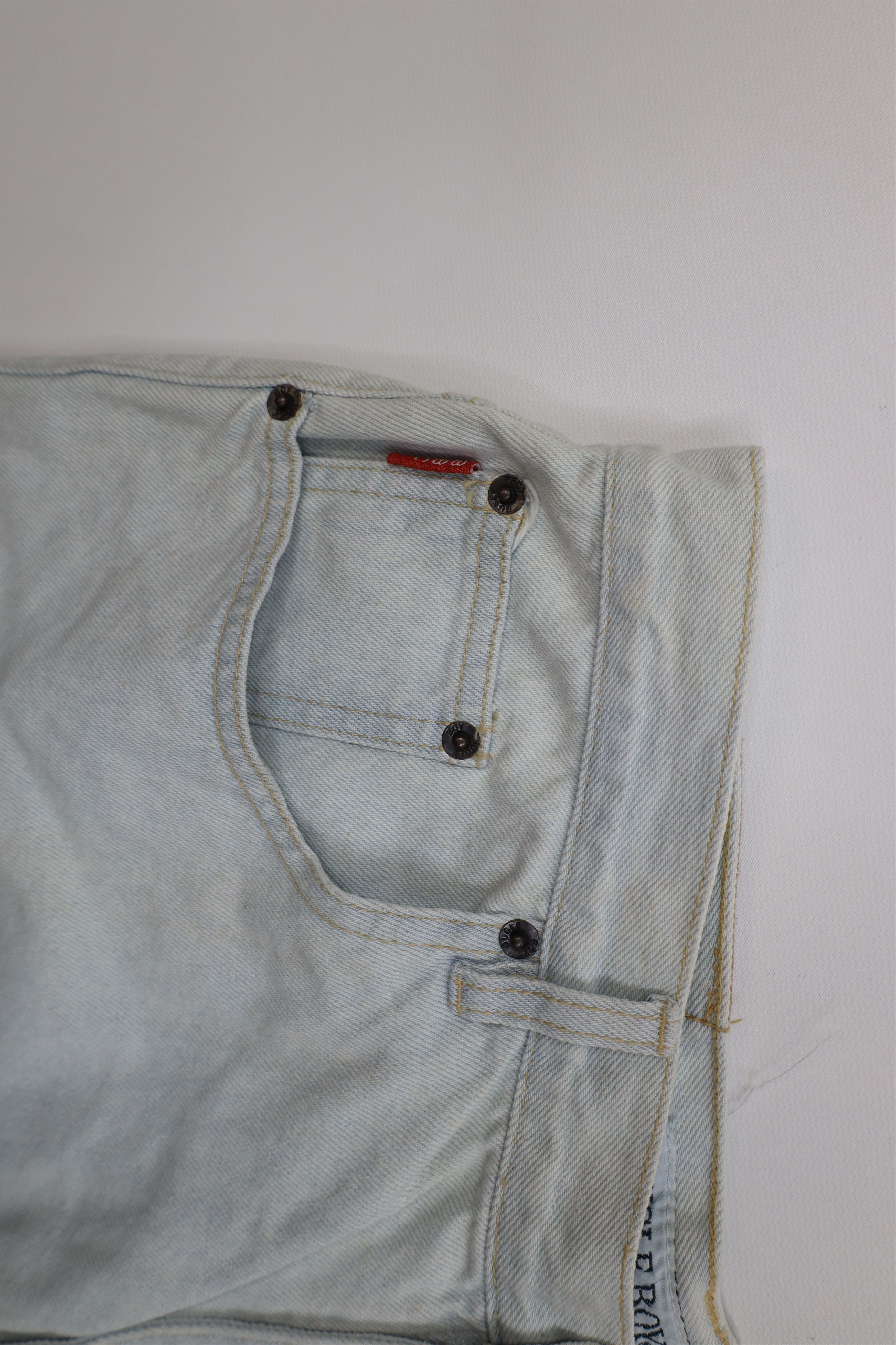 Vintage Vintage 90s Streetwear Baggy Relaxed Fit Denim Jean Shorts Size US 34 / EU 50 - 6 Thumbnail
