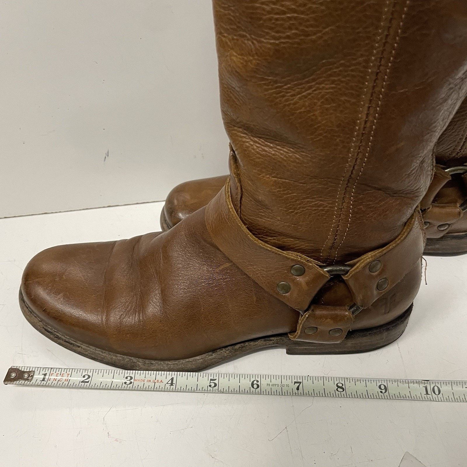 Frye Frye Phillip Riding Boots Sz 7 Soft Vintage Leather Harness Size US 7 / IT 37 - 5 Thumbnail