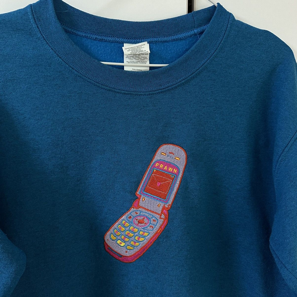 Gildan × Vintage Sweatshirt Vintage Gildan 90s Phone ☎️ Size US S / EU 44-46 / 1 - 2 Thumbnail