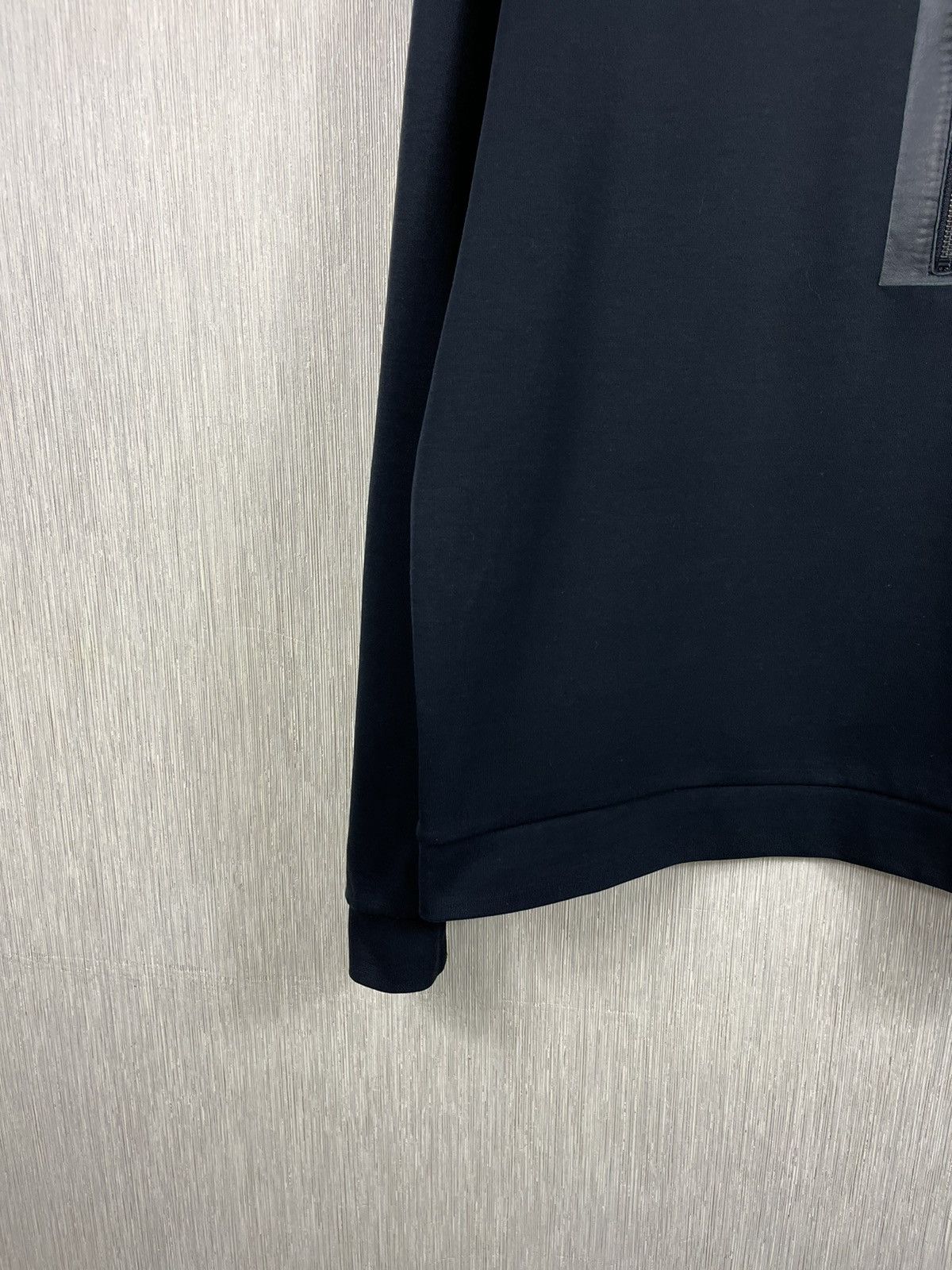 Cos × Designer COS leather patch pocket zip basic sweatshirt y2k crewneck Size US L / EU 52-54 / 3 - 7 Thumbnail