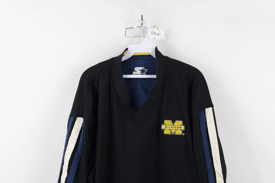 Starter × Vintage Vintage 90s Starter Reversible University of Michigan Jacket Size US L / EU 52-54 / 3 - 14 Thumbnail