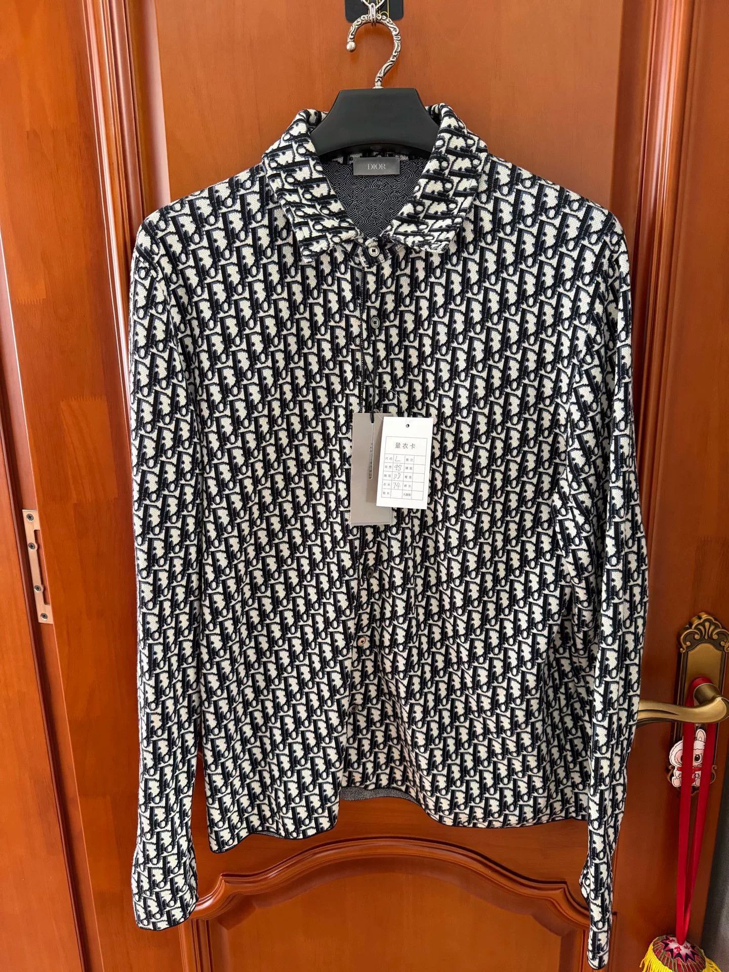 Dior Dior Monogram Long Sleeve Shirt Size US L / EU 52-54 / 3 - 1 Thumbnail