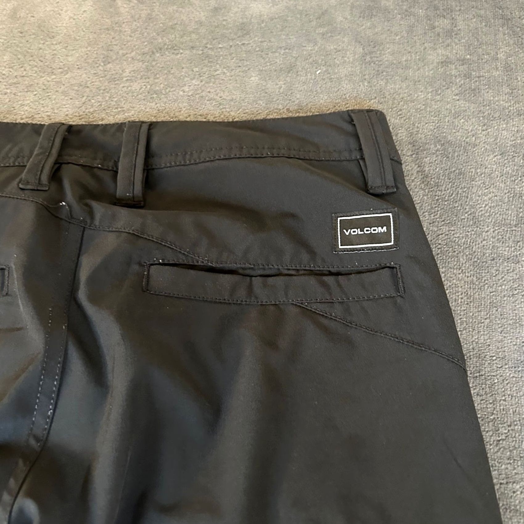 Volcom Volcom Black Casual Pants Straight Leg Everyday Flat Front Stretch Mens 28x30" Size US 28 / EU 44 - 6 Thumbnail