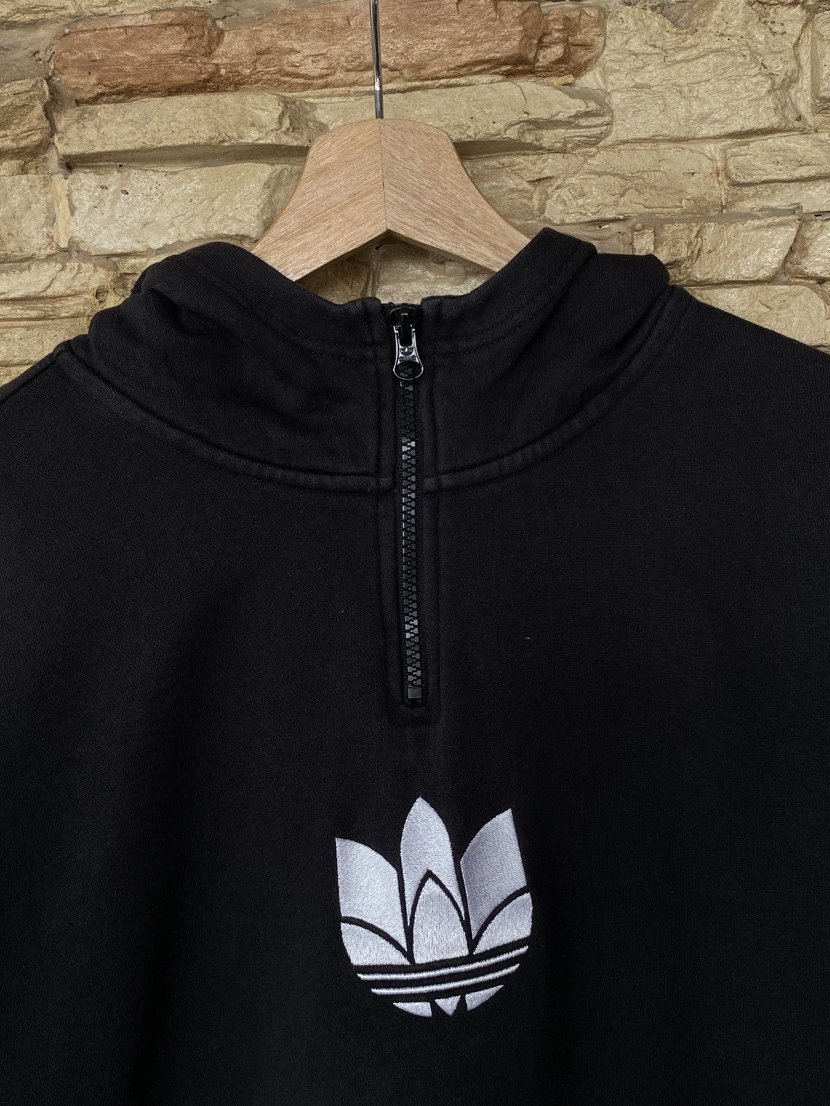 Adidas Adidas Adicolor 3D Trefoil Half Zipper Hoodie Size US S / EU 44-46 / 1 - 2 Thumbnail