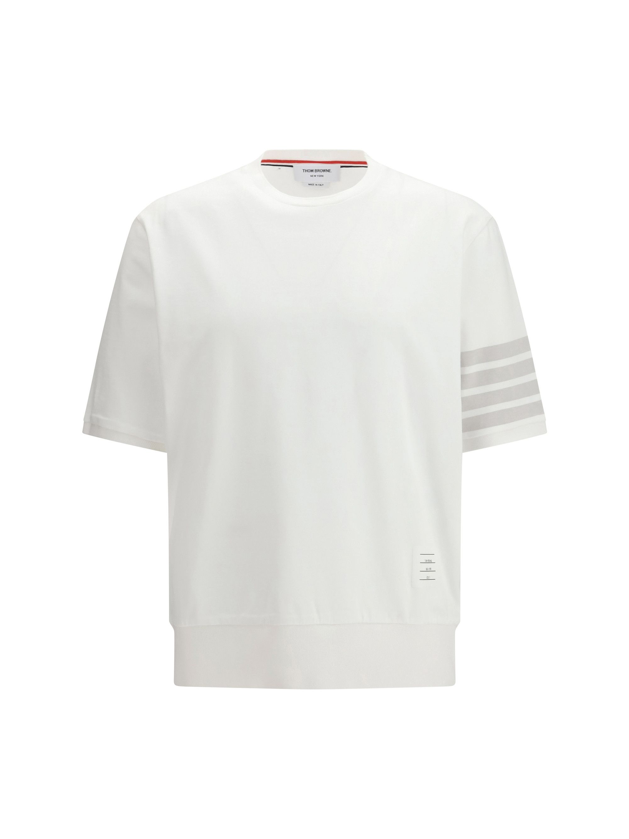 Thom Browne 4-Bar cotton jersey T-shirt Size US L / EU 52-54 / 3 - 1 Thumbnail