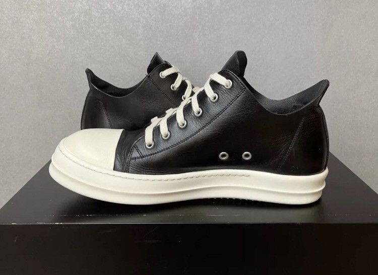 Rick Owens Rick owens Big Converse ro mainline cowhide black and white Size US 10 / EU 43 - 4 Thumbnail