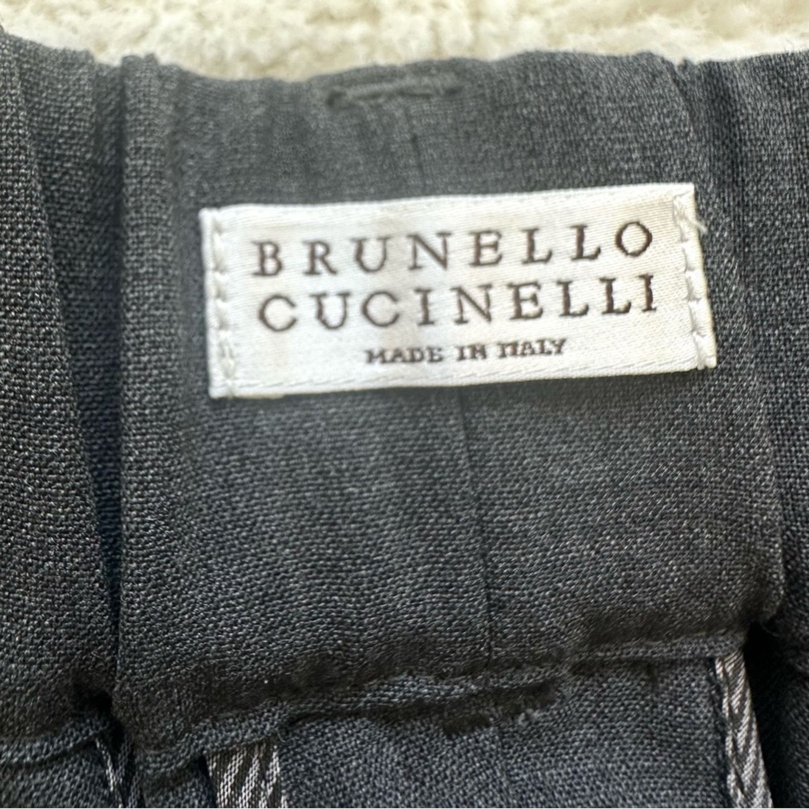 Brunello Cucinelli Brunello Cucinelli women wool pants size 6 US Retail 2250$ Size 28" / US 6 / IT 42 - 6 Thumbnail