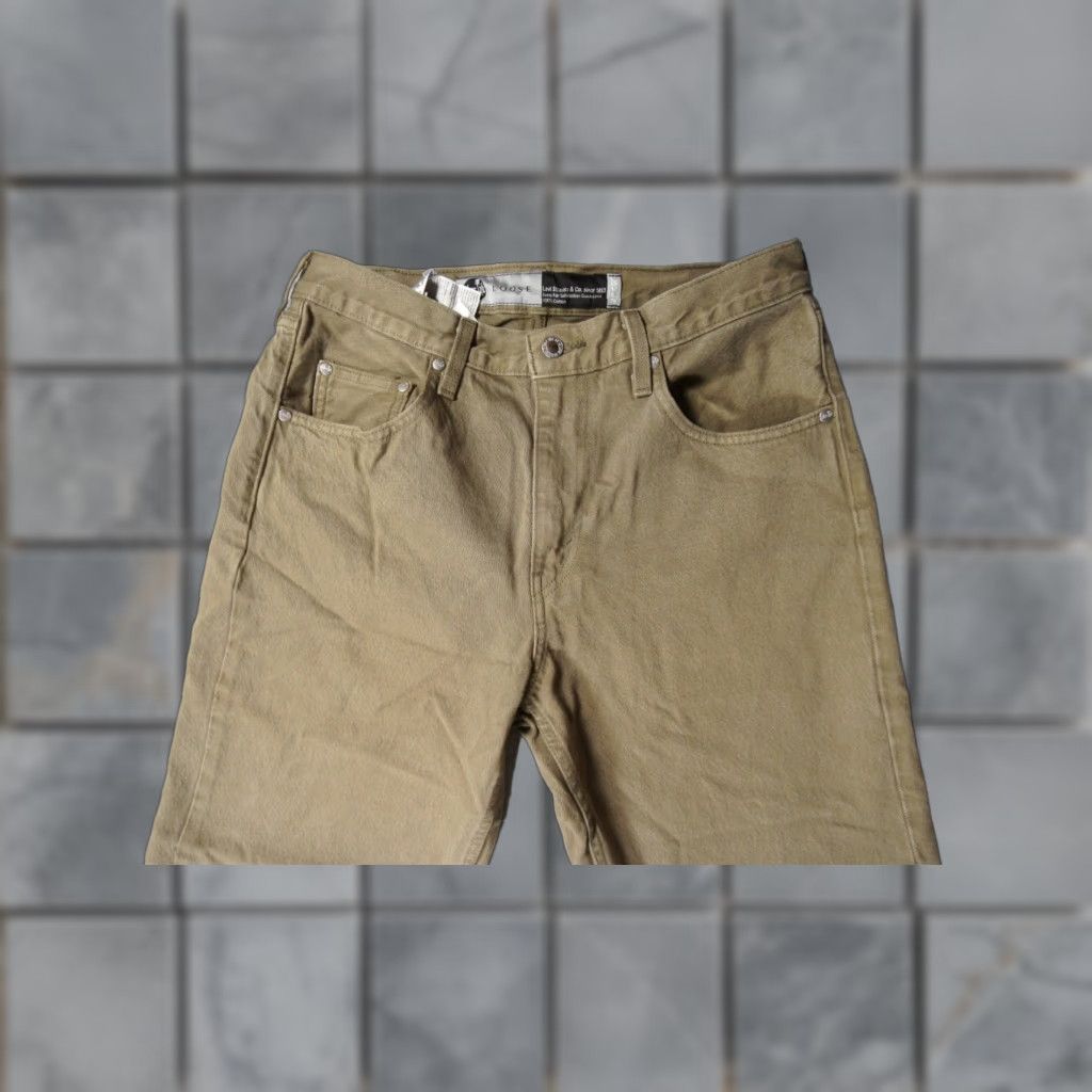 Levi's Levi's Jeans Mens 30x28 Green Denim Pants Silver Tab Loose Fit Adult Casual Straight 5-Pocket Regular Denim Color Green Mens Jeans Size US 30 / EU 46 - 1 Thumbnail