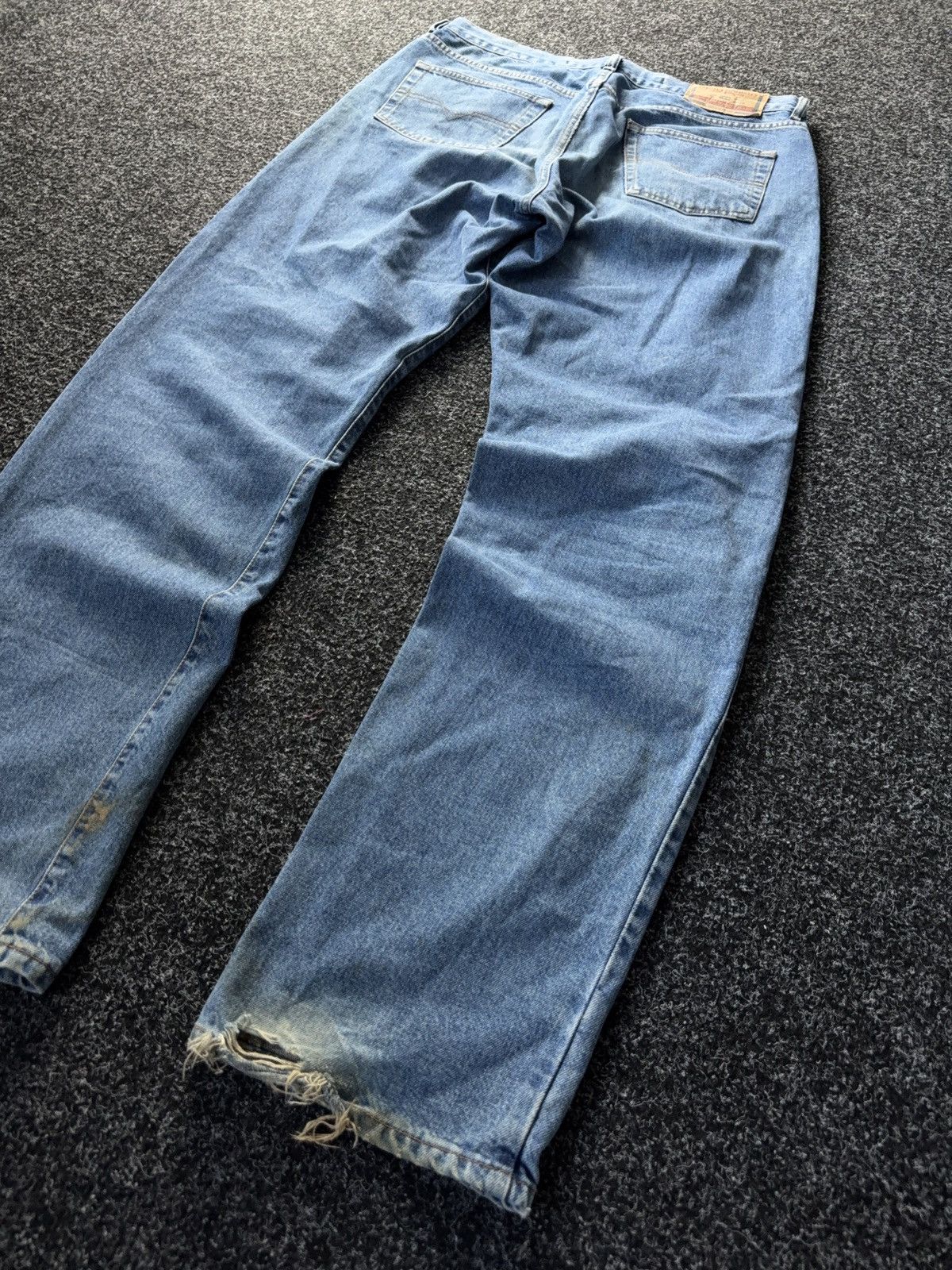 Diesel Vintage 90s Dirty Distressed Diesel Industry Italy Jeans W38 Size US 38 / EU 54 - 12 Thumbnail