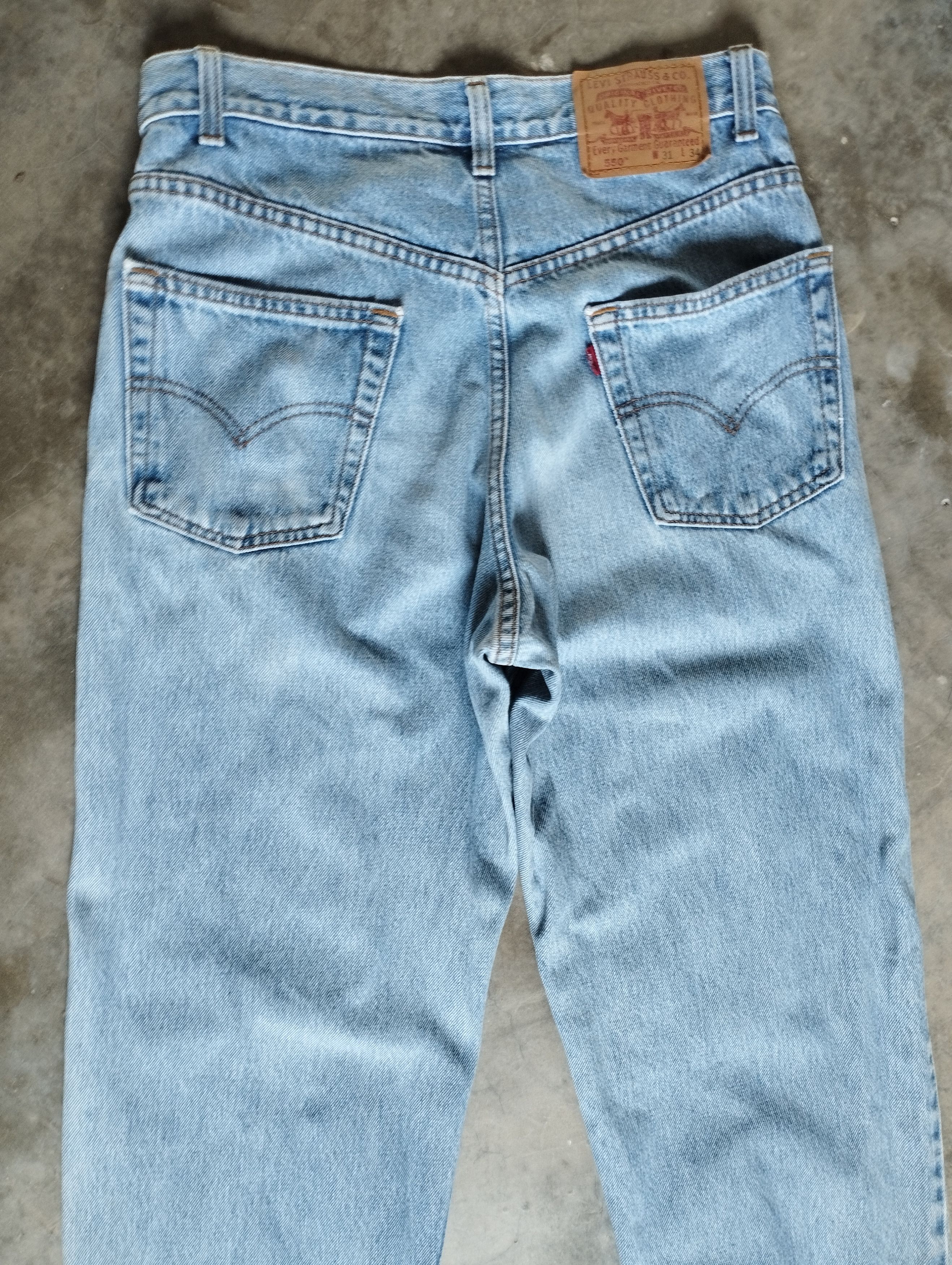 Levi's Vintage Baggy Levi's 550 Stone Wash Jeans Size US 31 - 5 Thumbnail