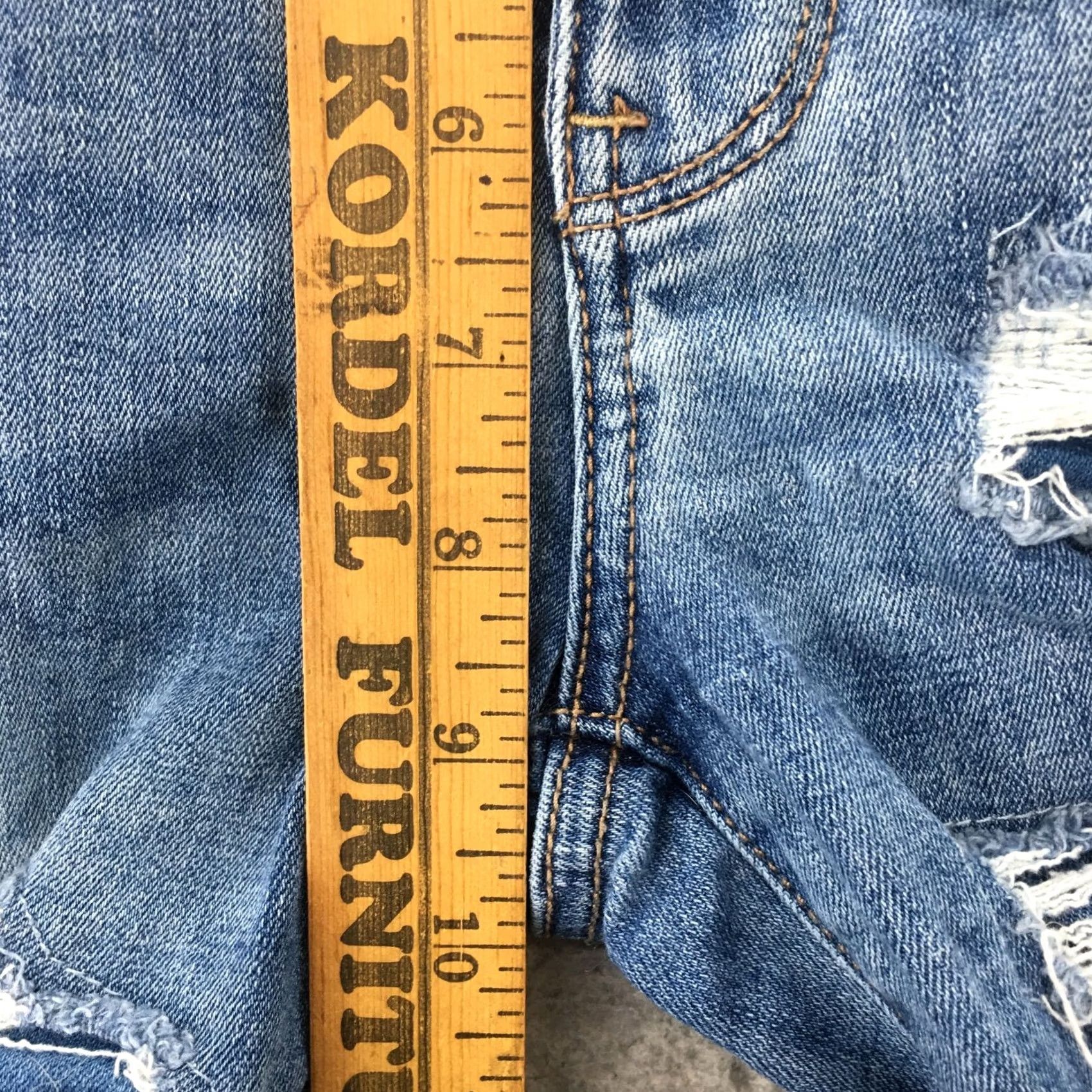 American Eagle Outfitters American Eagle Jeans Hi-Rise Jegging Womens Blue Denim Zip Fly Size 2 (27x28) Size 26" / US 2 / IT 38 - 7 Thumbnail