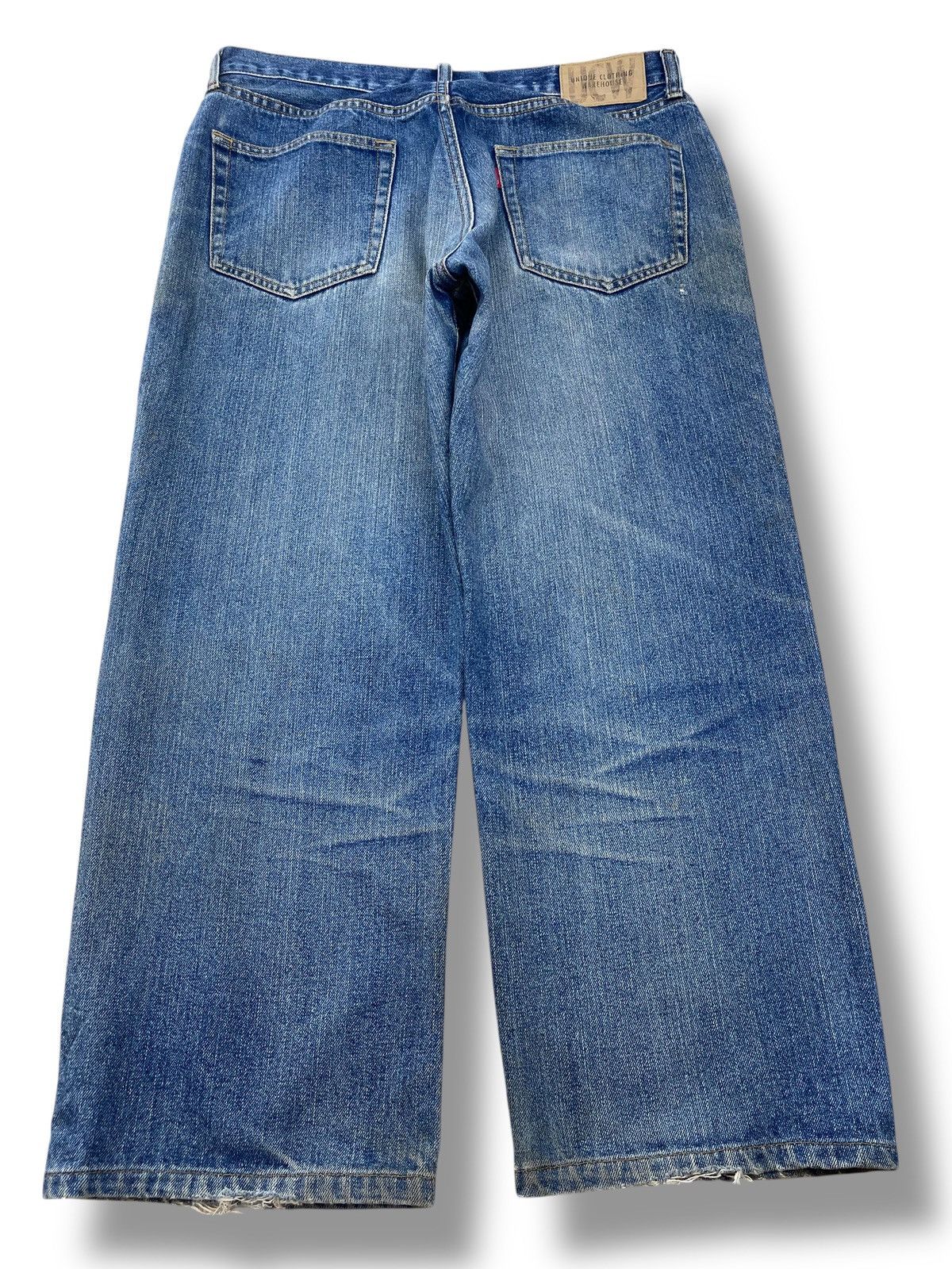 Japanese Brand Japanese Brand Mud Wash Whiskered Style Baggy Jeans Size US 32 / EU 48 - 3 Thumbnail