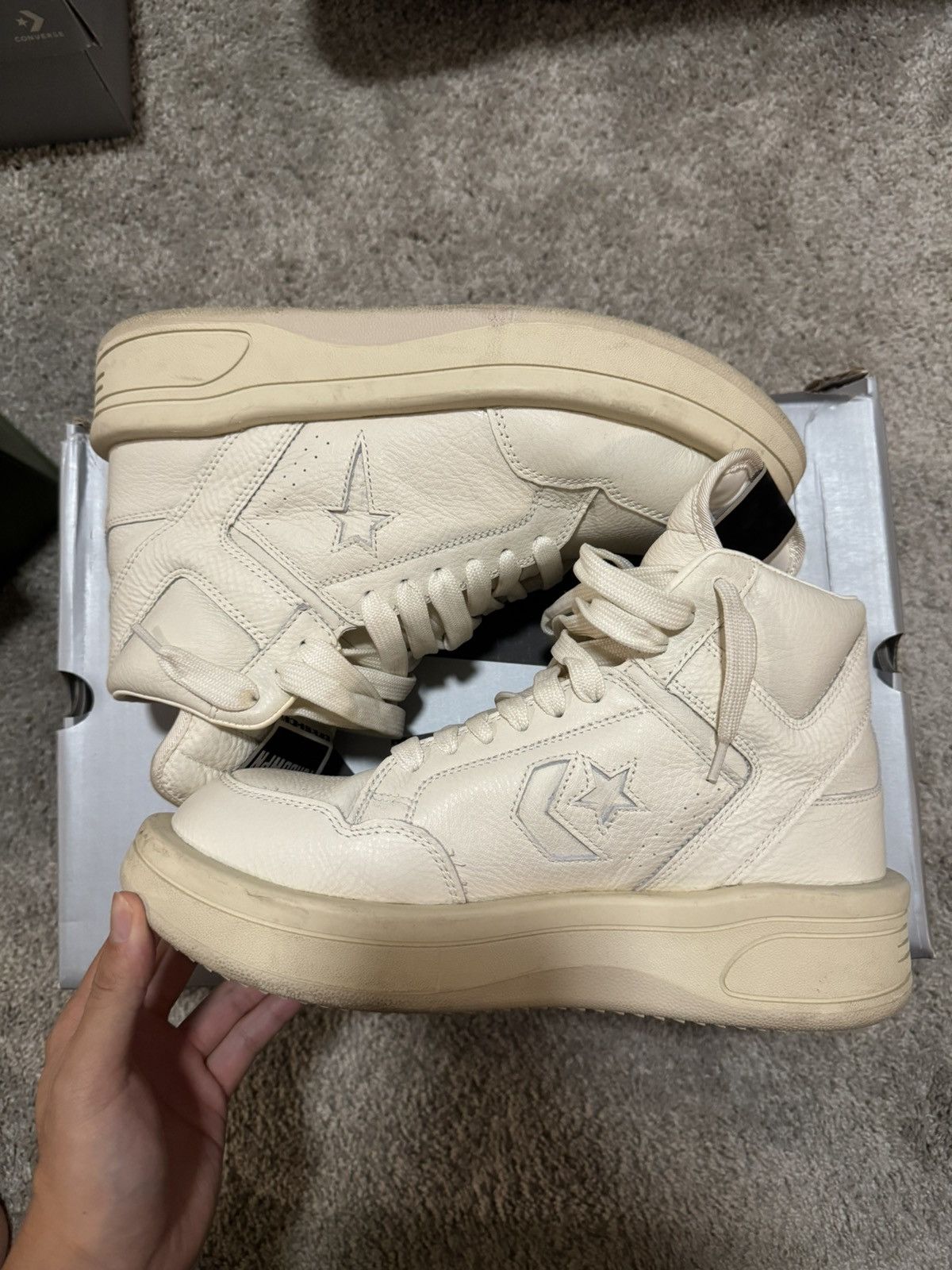 Converse × Rick Owens Rick Owens Converse turbo weapon | Grailed